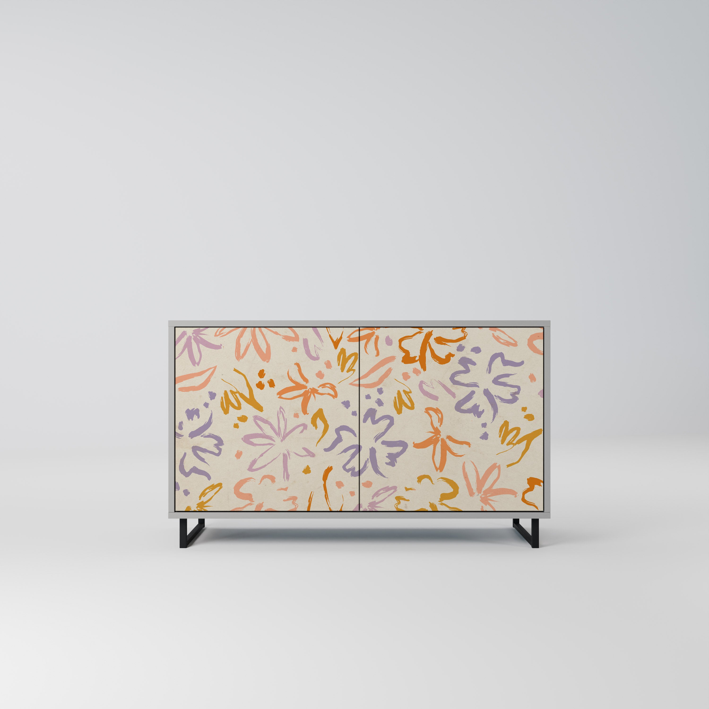 SPRING WHIMSY Komoda 2-drzwiowa korpus Szary