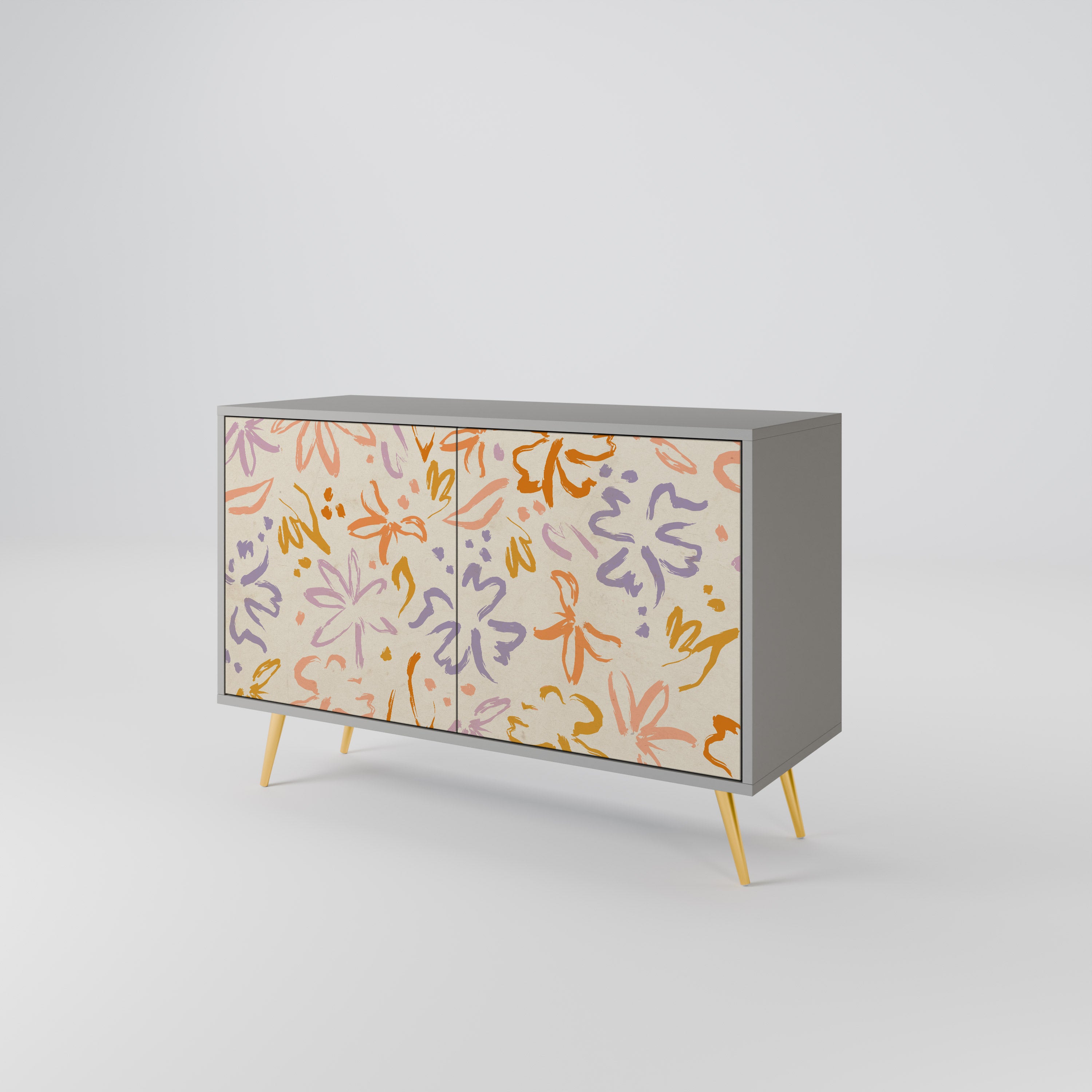 SPRING WHIMSY Komoda 2-drzwiowa korpus Szary