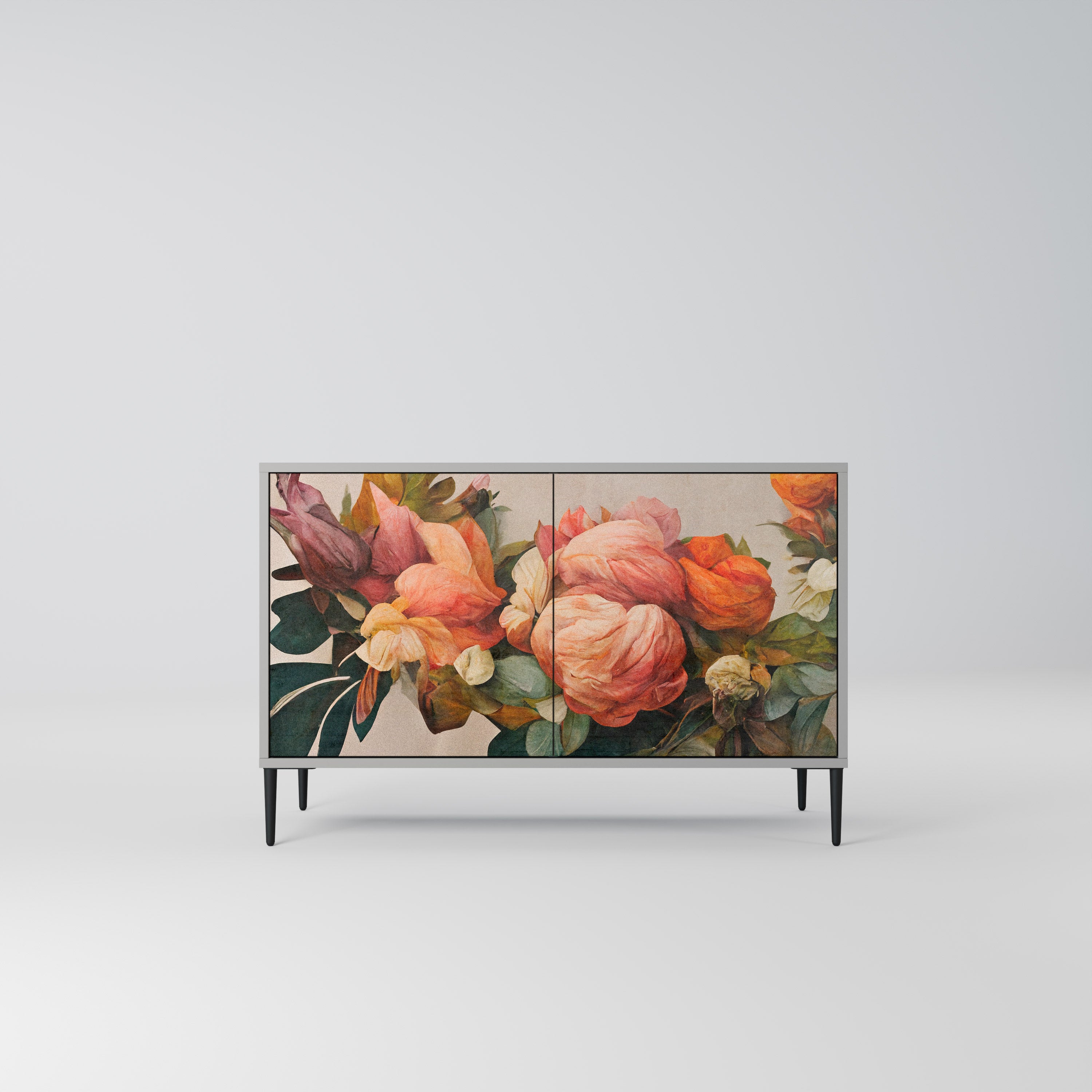 STYLISH BEAUTY Komoda 2-drzwiowa korpus Szary