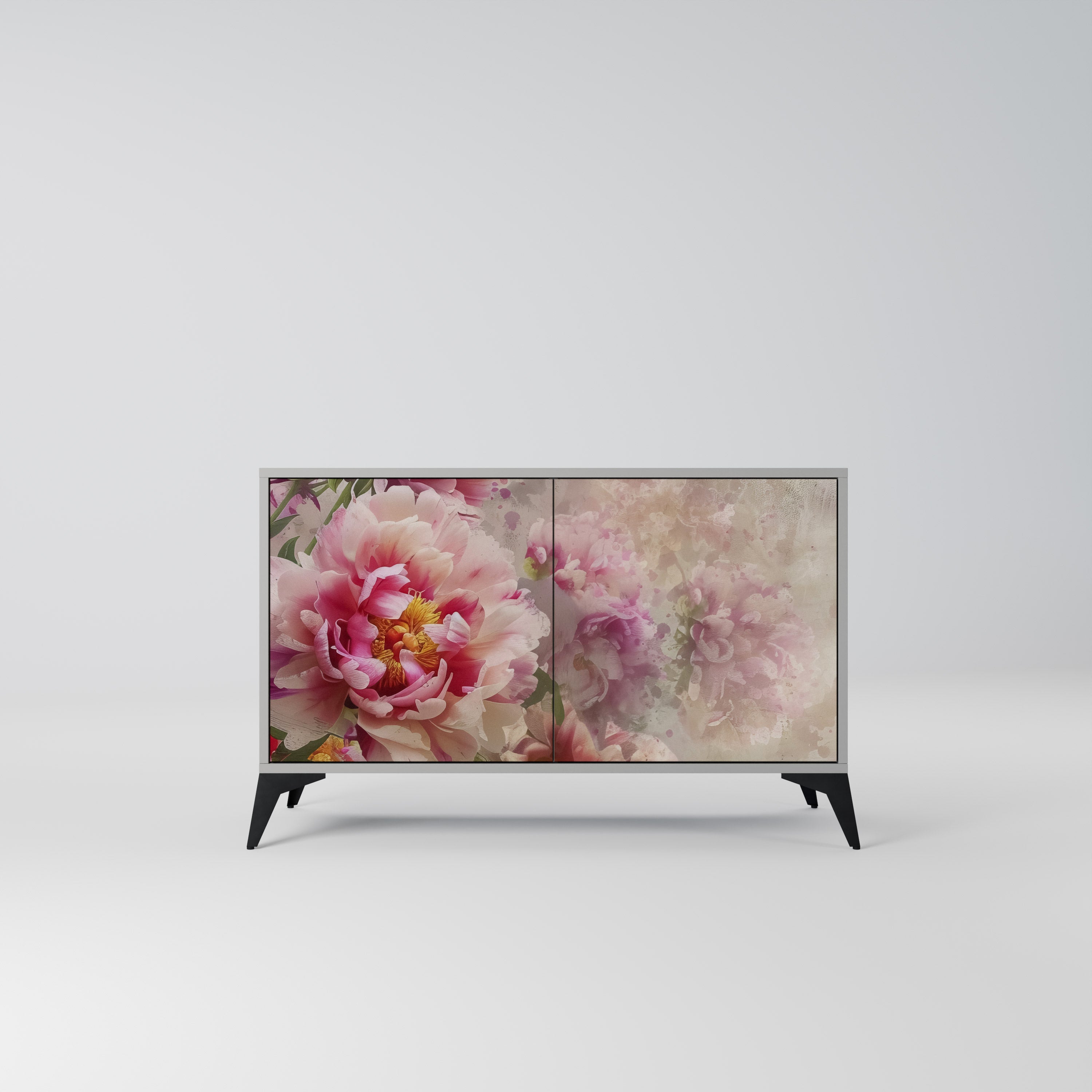 PEONY WHISPER Komoda 2-drzwiowa korpus Szary