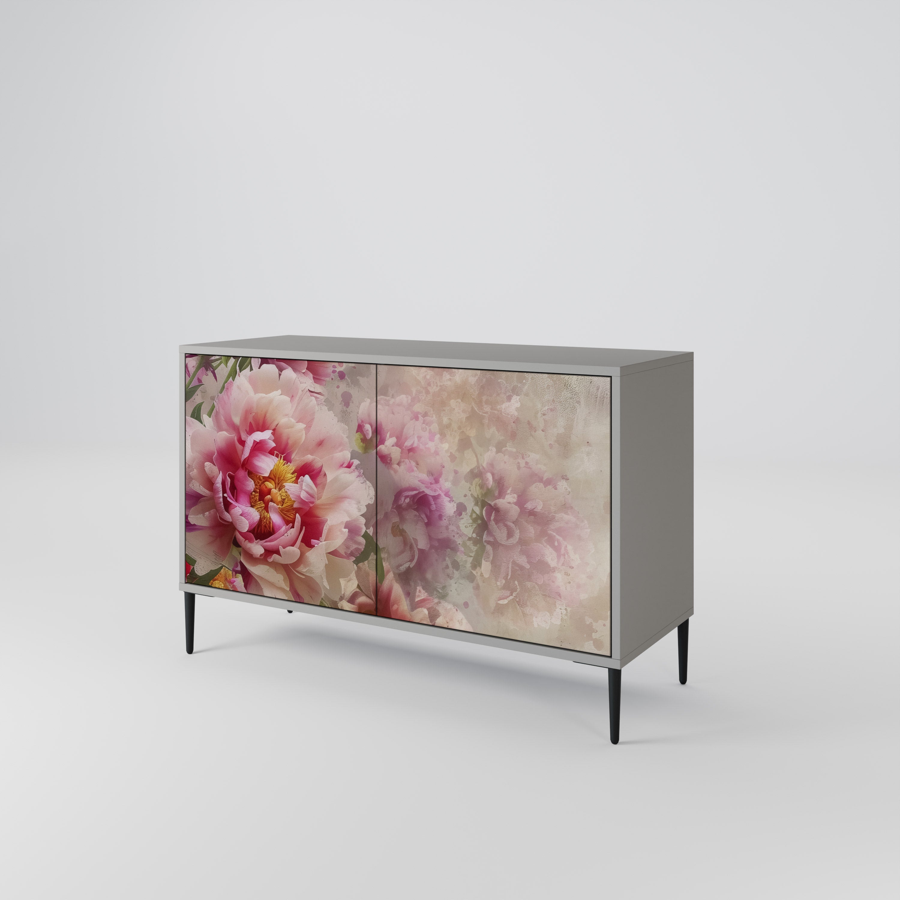 PEONY WHISPER Komoda 2-drzwiowa korpus Szary