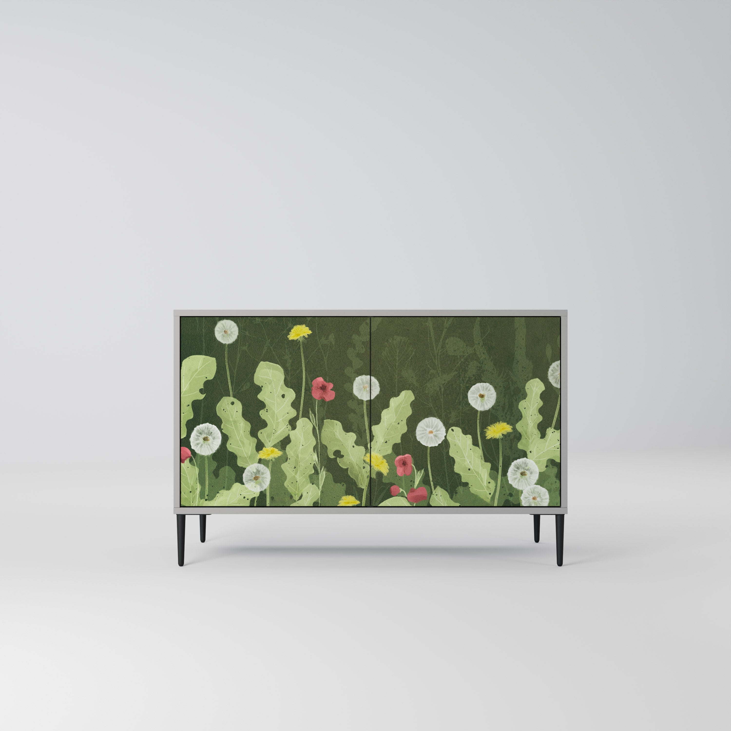 DANDELION AMUSE Komoda 2-drzwiowa korpus Szary