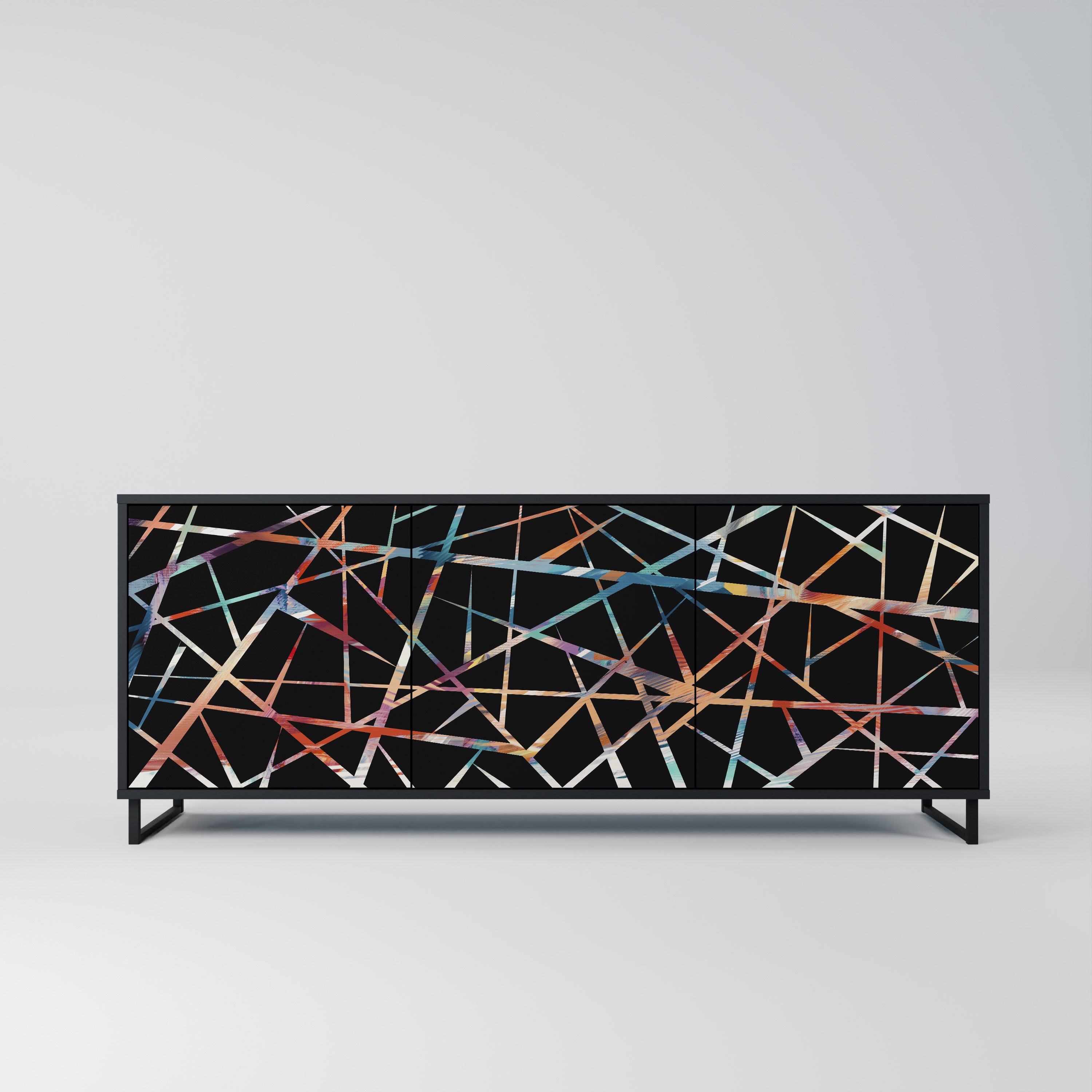 POLYGON VERVE Komoda 3-drzwiowa korpus Czarny