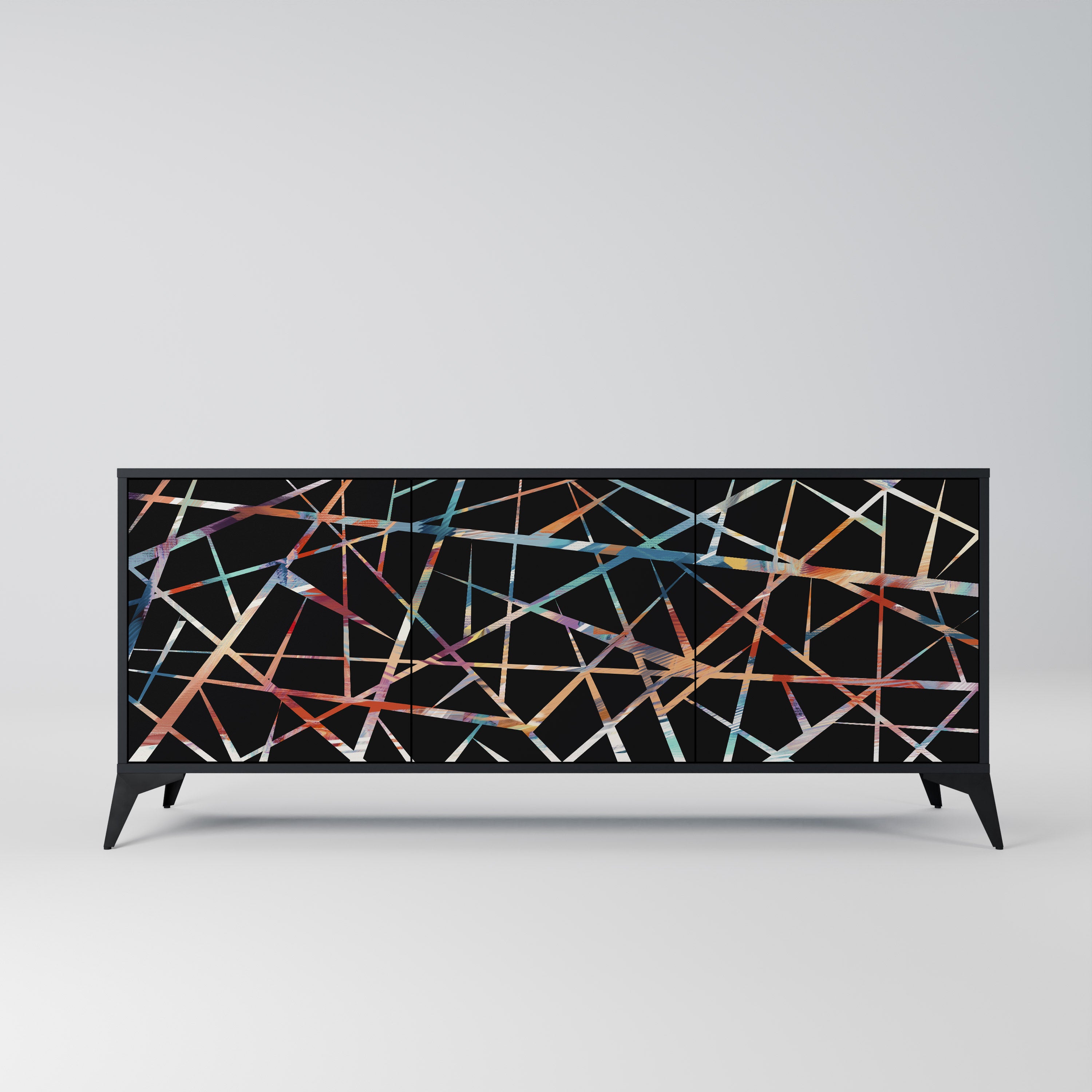 POLYGON VERVE Komoda 3-drzwiowa korpus Czarny