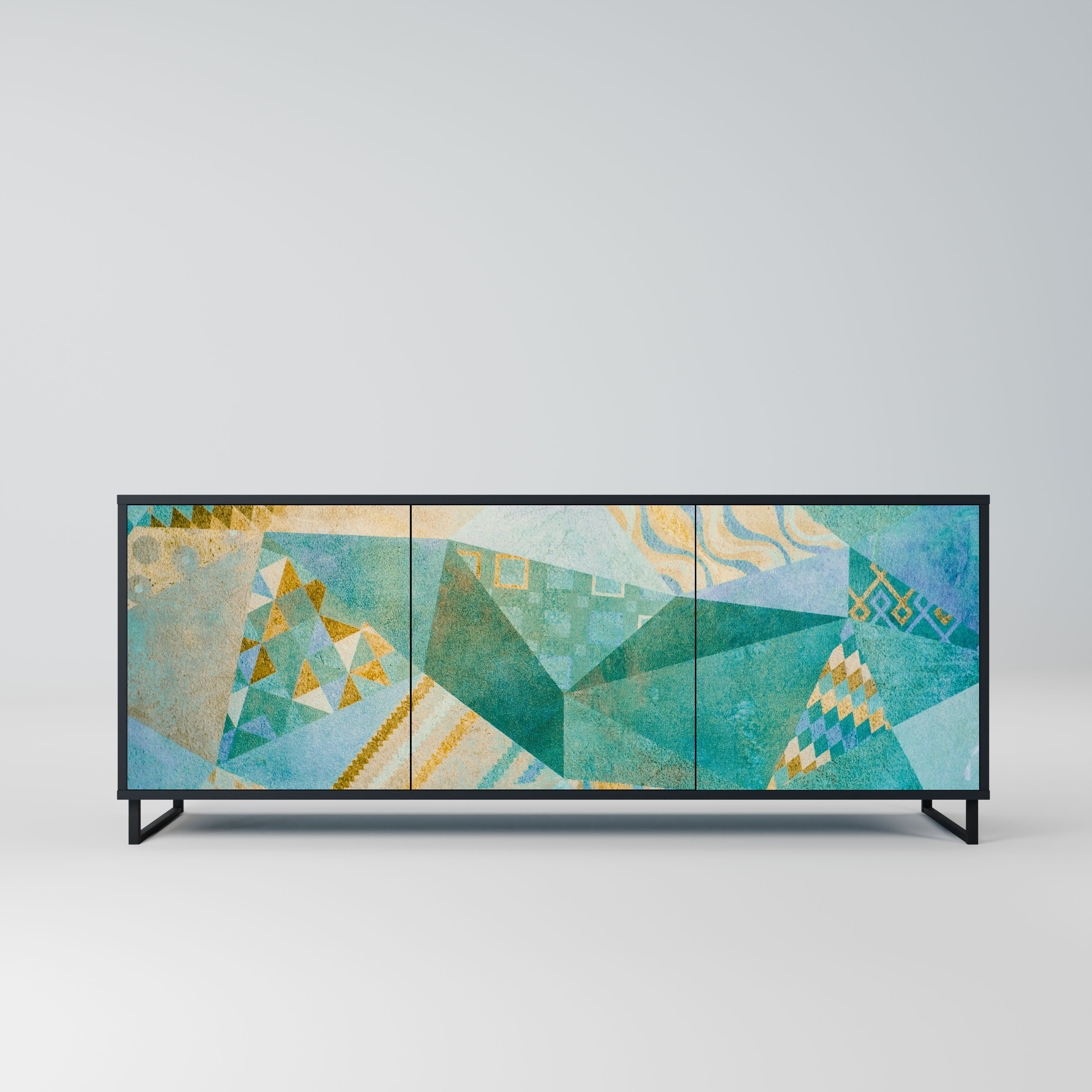 SPECTRUM SPLENDOR Komoda 3-drzwiowa korpus Czarny
