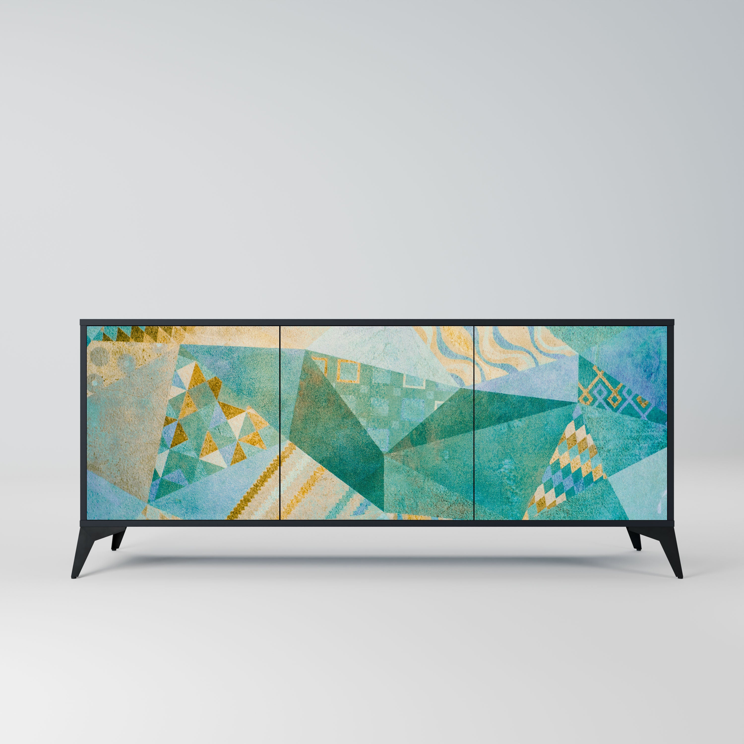 SPECTRUM SPLENDOR Komoda 3-drzwiowa korpus Czarny