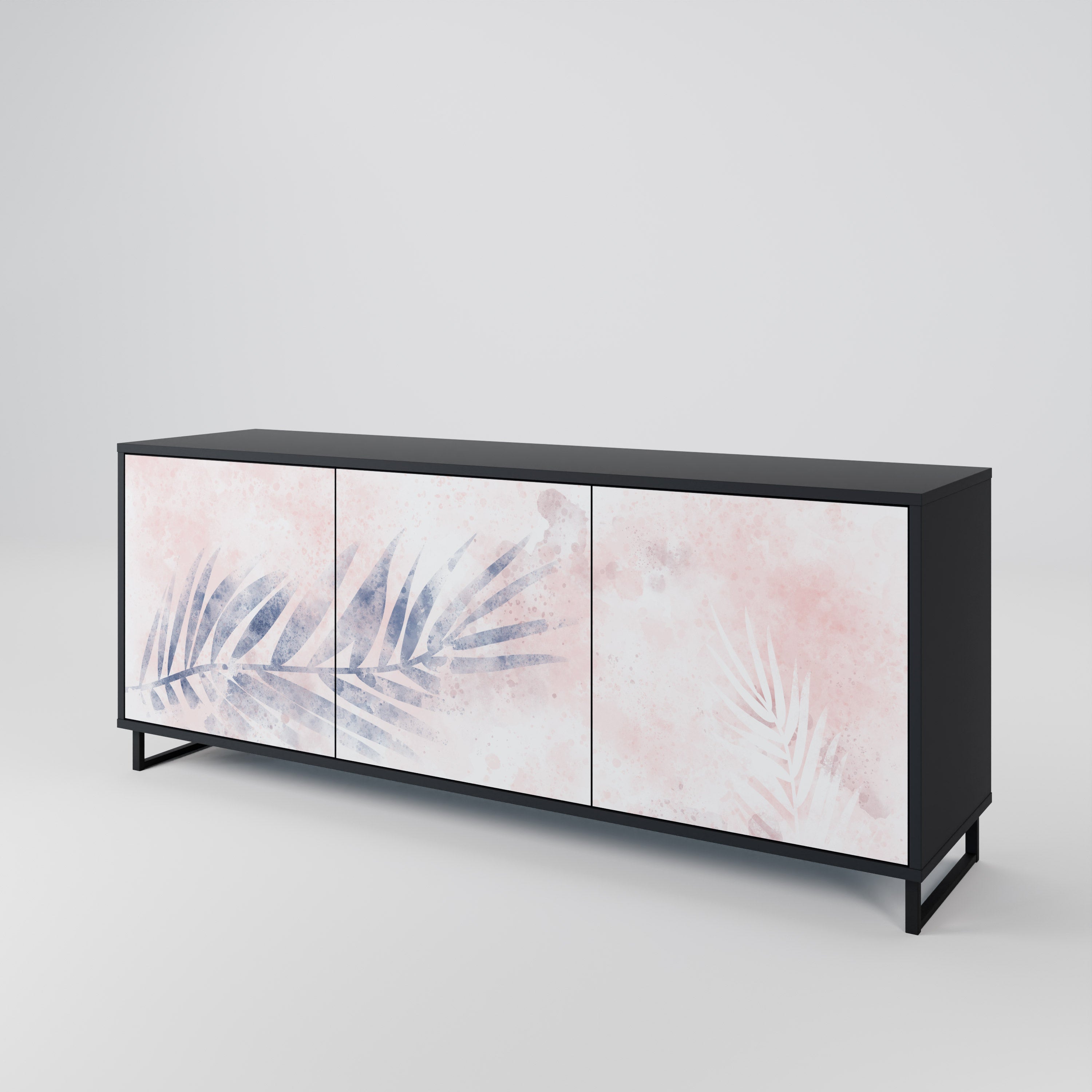 TIMELESS FLOAT Komoda 3-drzwiowa korpus Czarny