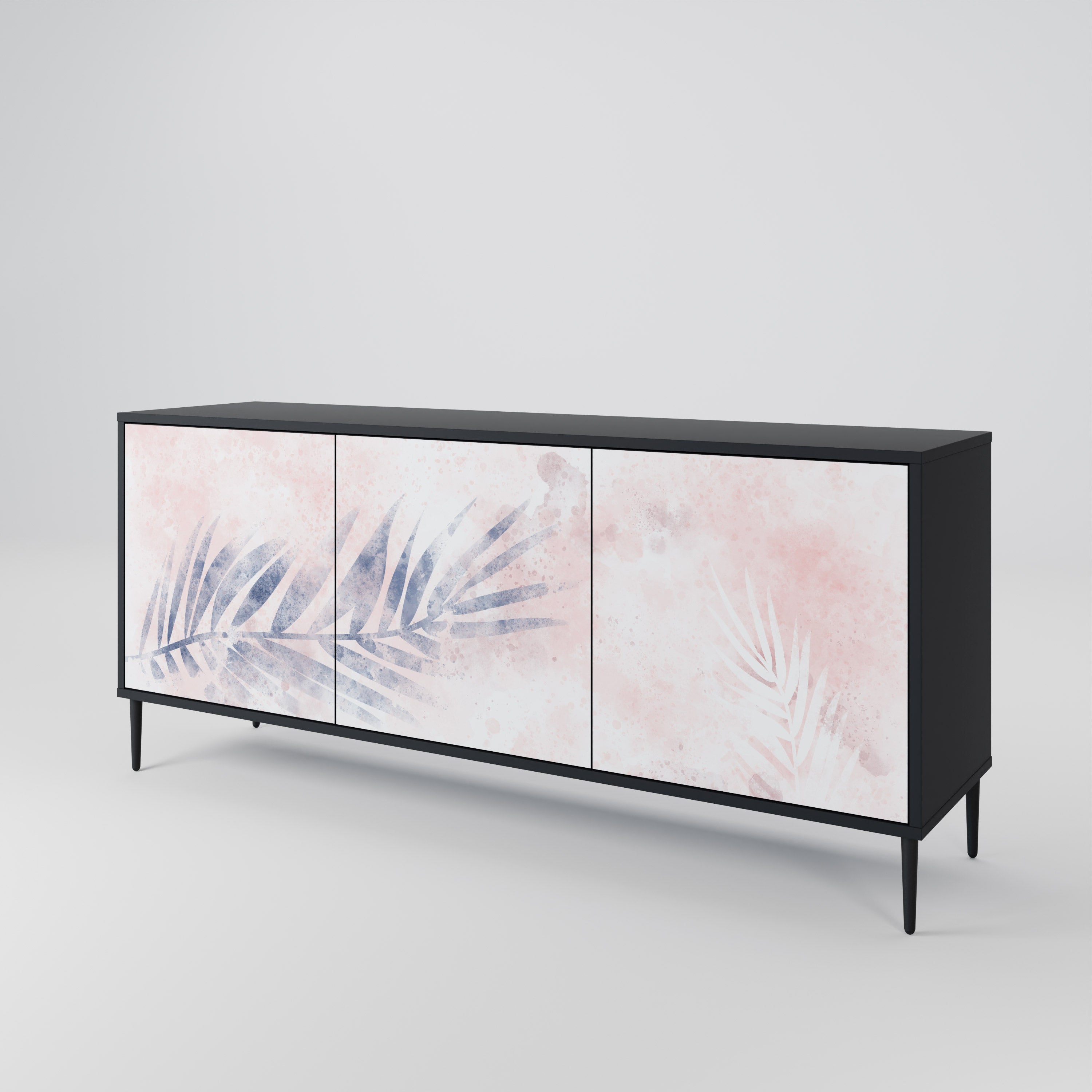 TIMELESS FLOAT Komoda 3-drzwiowa korpus Czarny