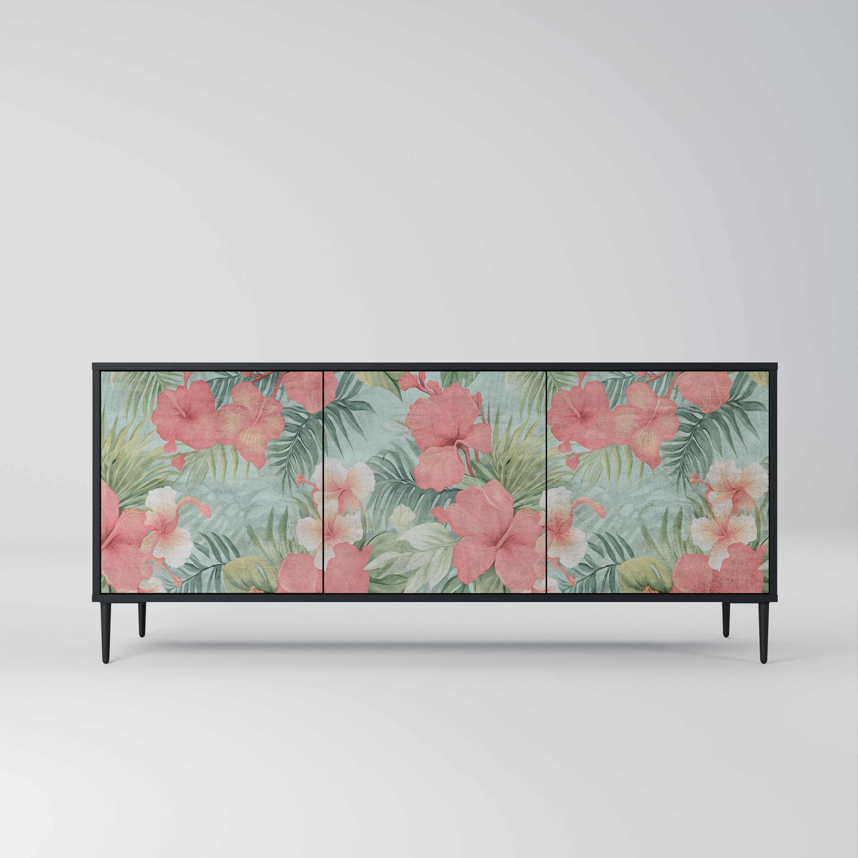 HAWAIIAN SPIRIT Komoda 3-drzwiowa korpus Czarny