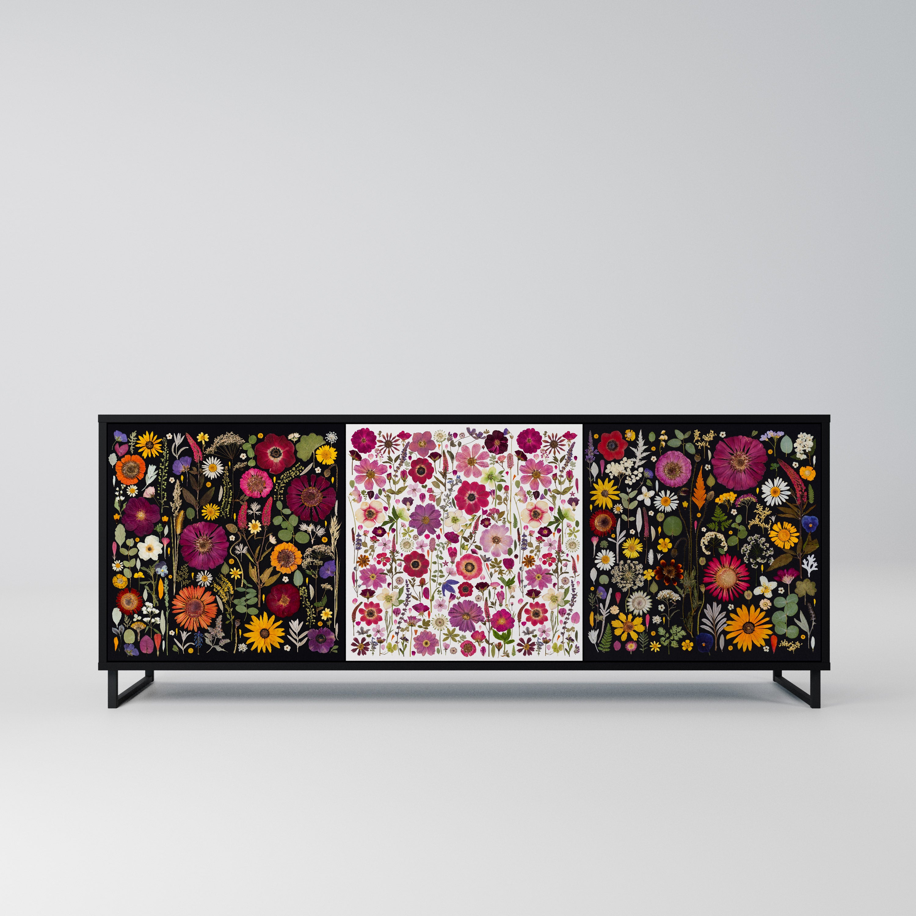 DAYNITE GARDEN Komoda 3-drzwiowa korpus Czarny