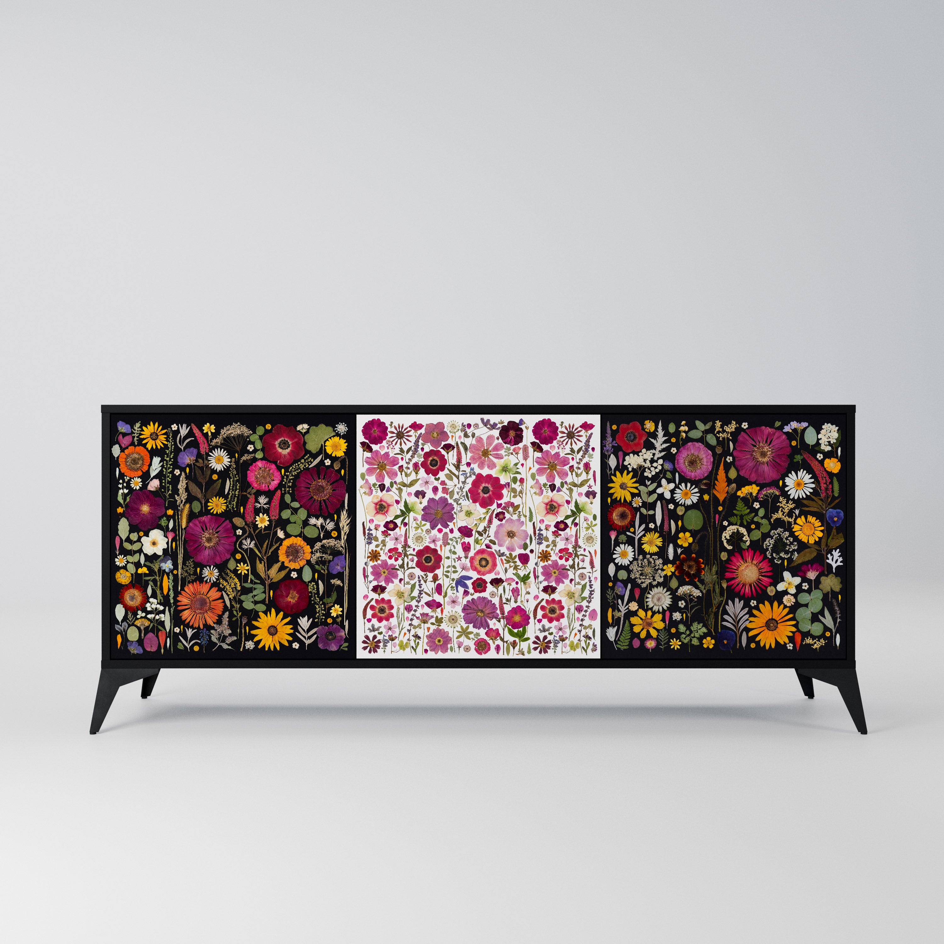 DAYNITE GARDEN Komoda 3-drzwiowa korpus Czarny