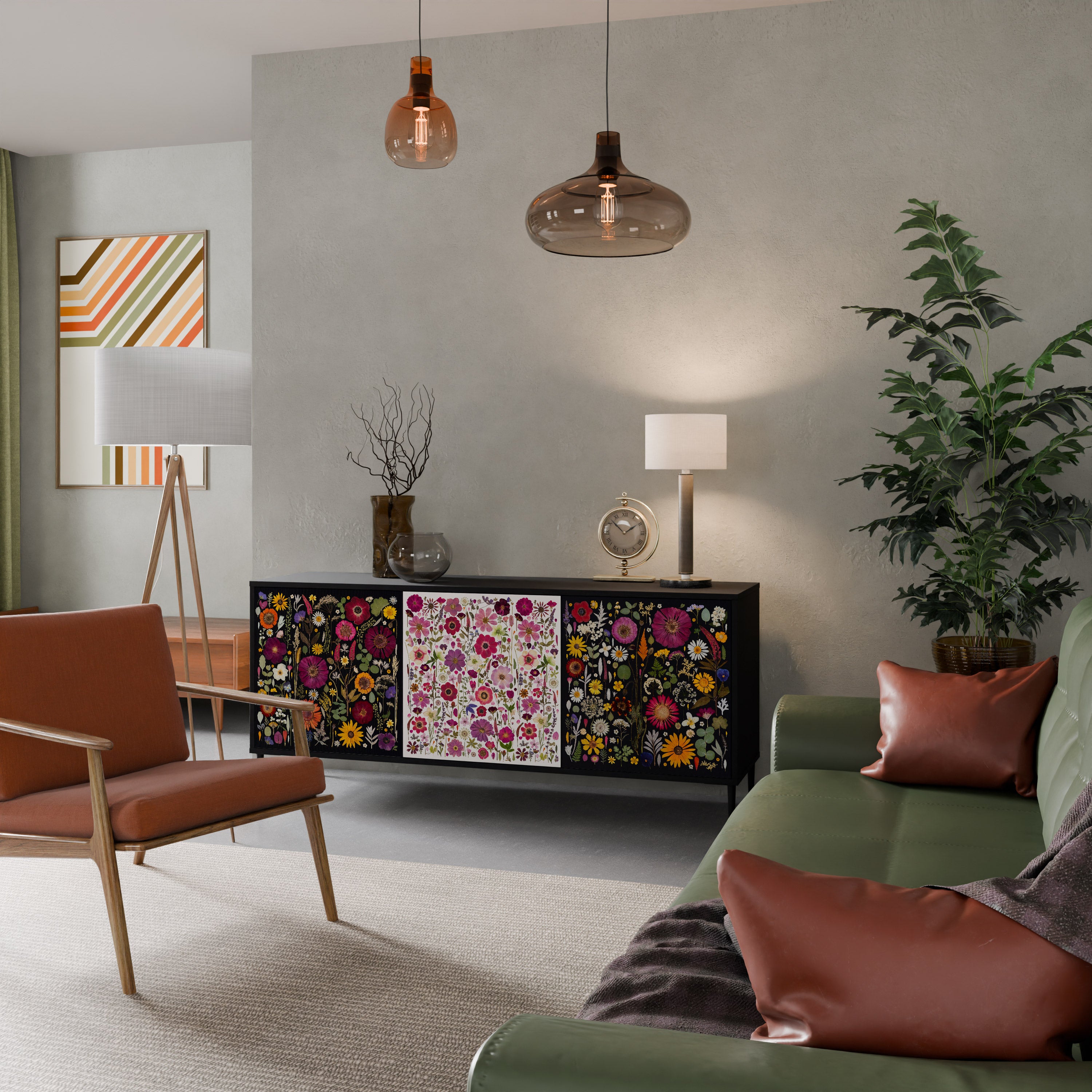 DAYNITE GARDEN Komoda 3-drzwiowa korpus Czarny