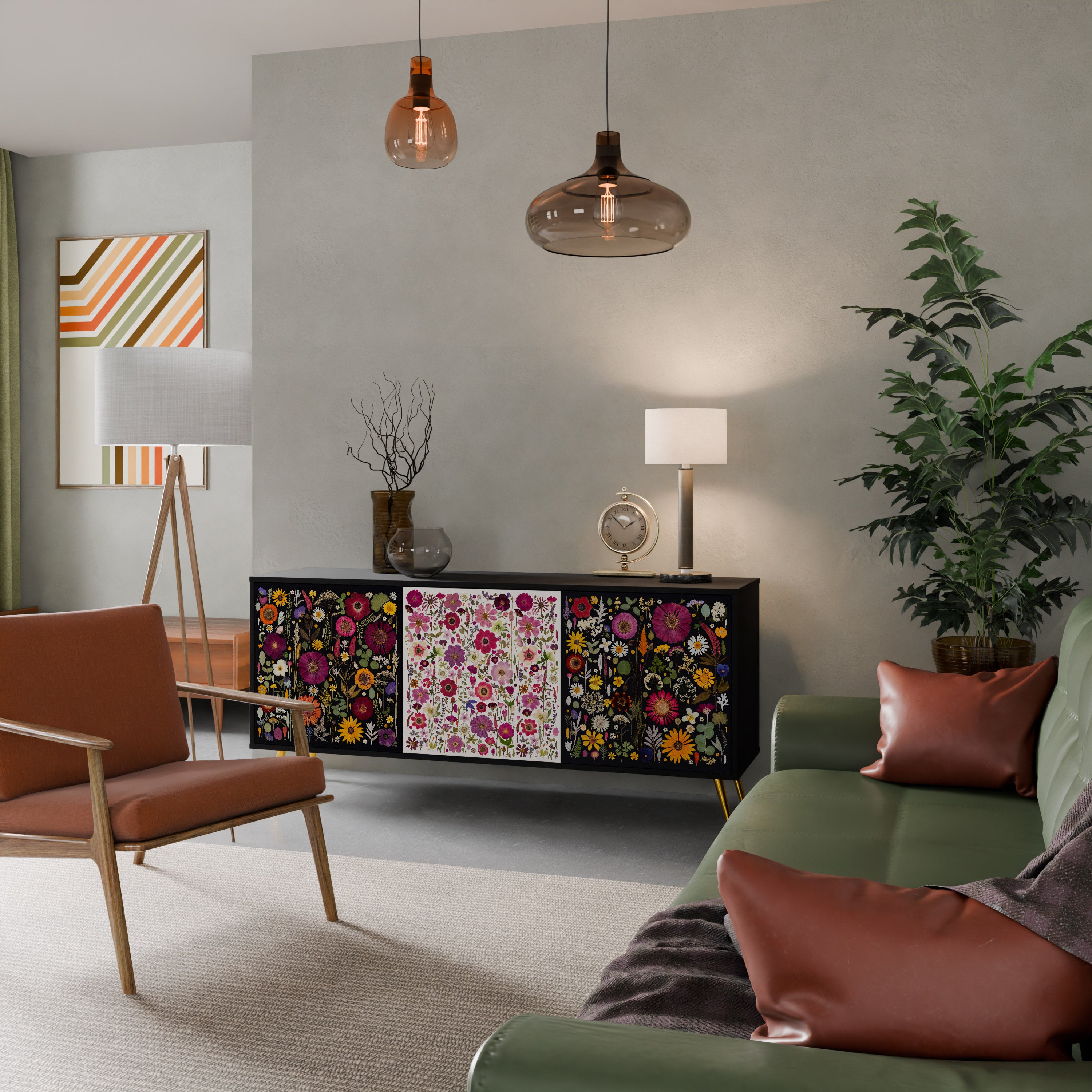 DAYNITE GARDEN Komoda 3-drzwiowa korpus Czarny