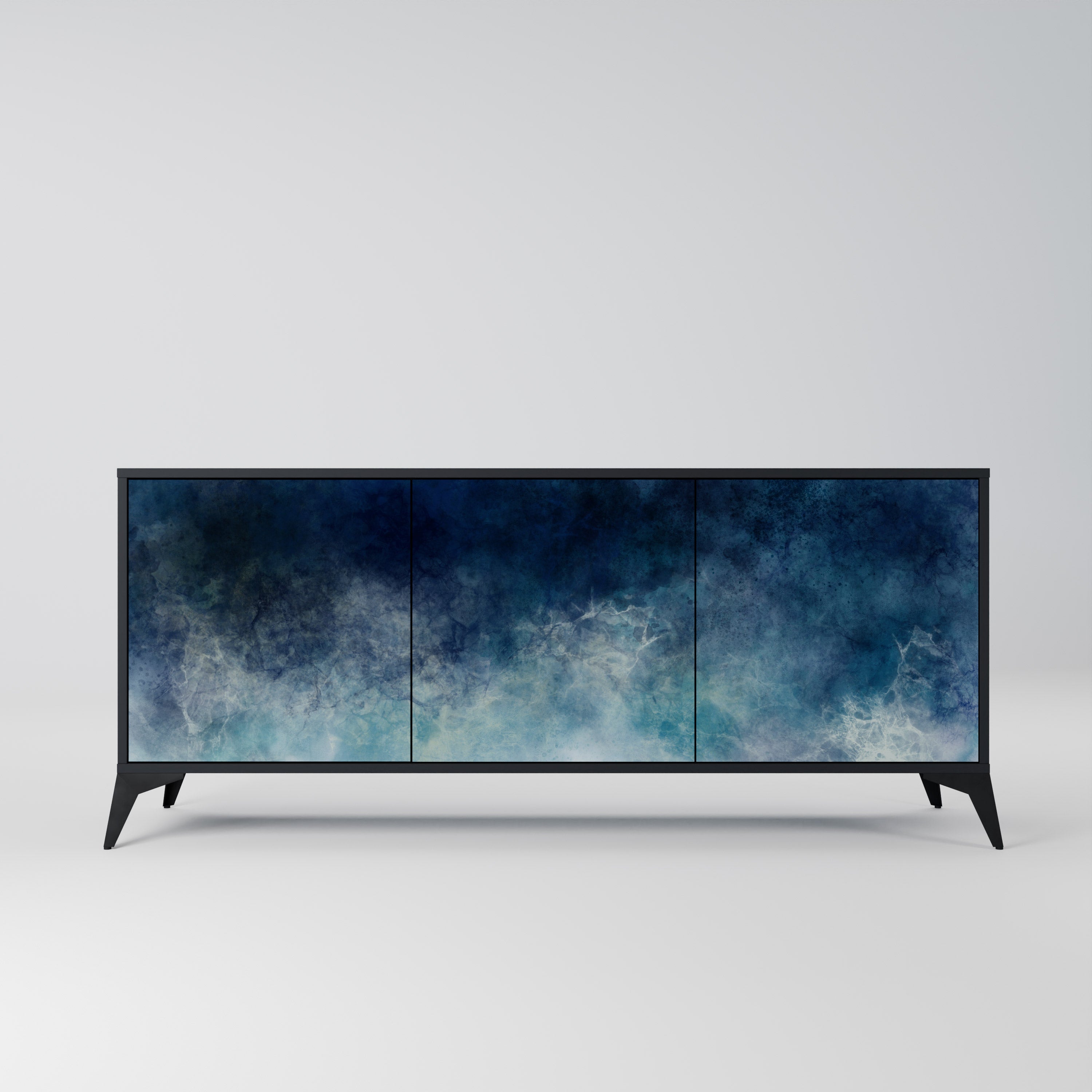 CELESTIAL FALL Komoda 3-drzwiowa korpus Czarny