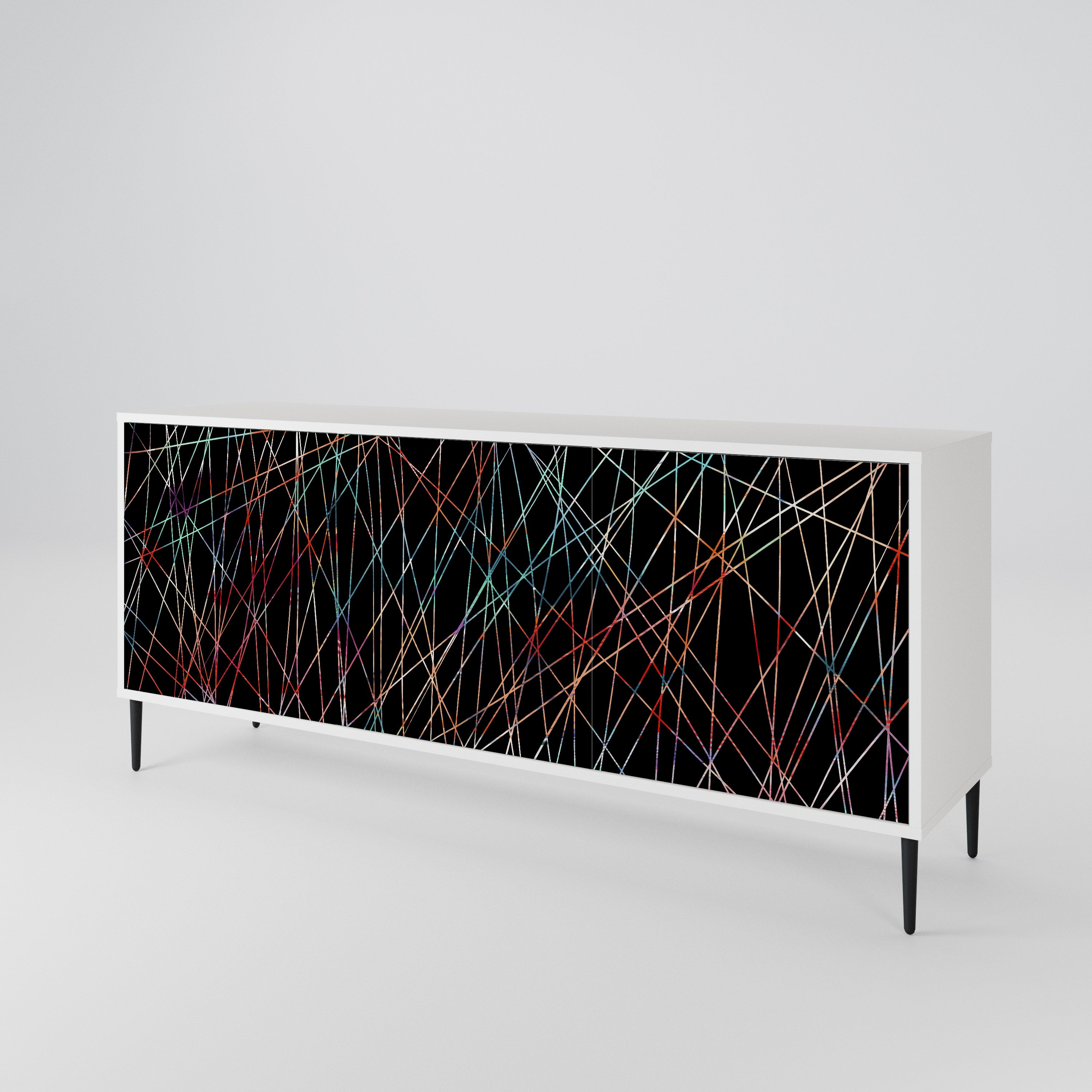 LUMINOUS SNARE Komoda 3-drzwiowa korpus Biały