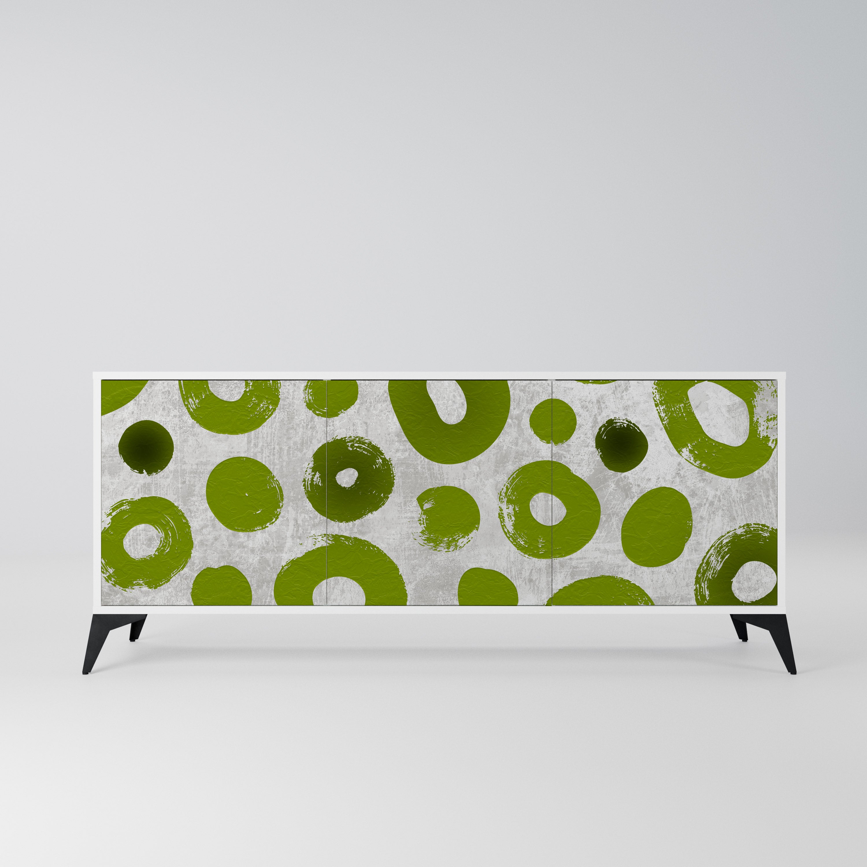 GREEN RHAPSODY Komoda 3-drzwiowa korpus Biały