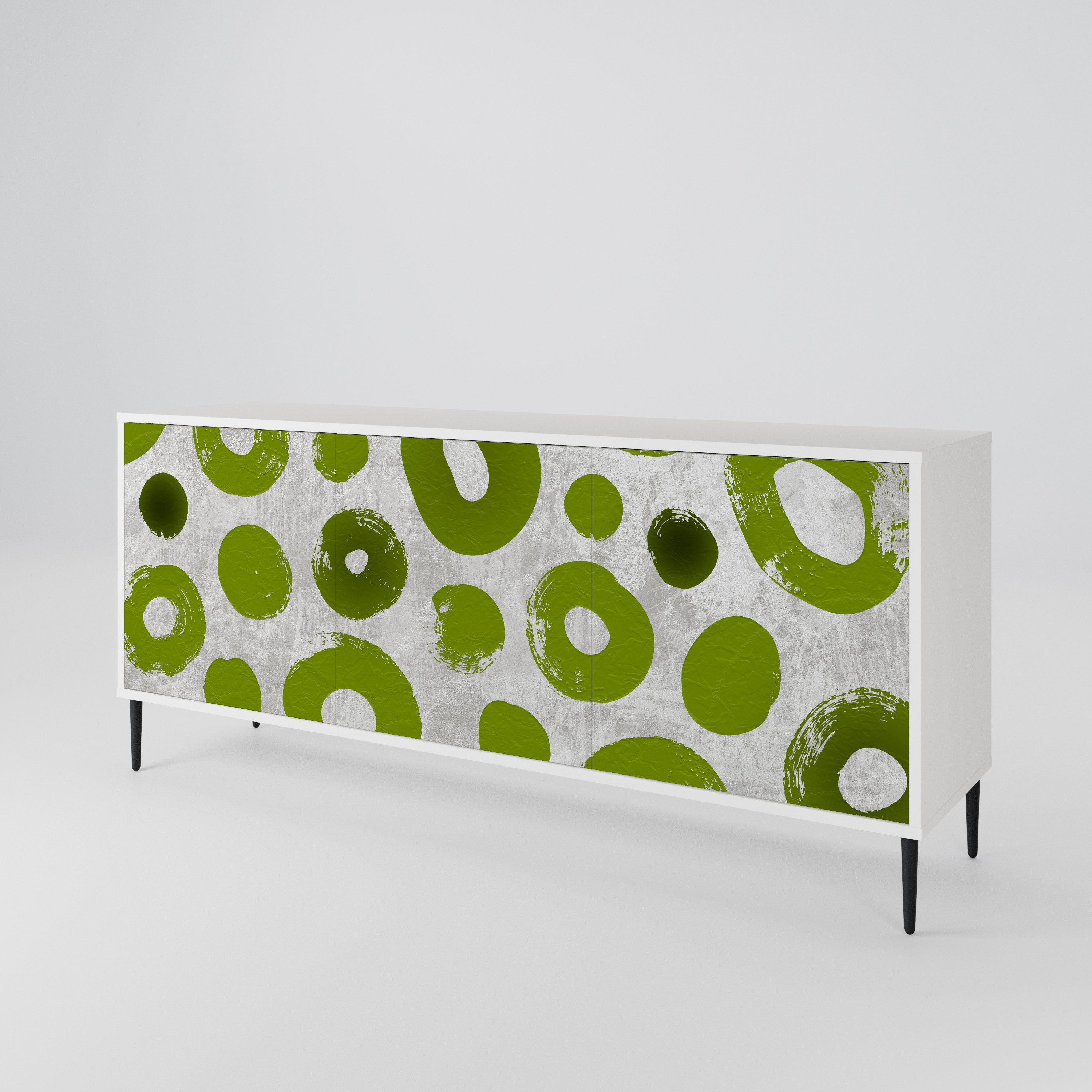 GREEN RHAPSODY Komoda 3-drzwiowa korpus Biały