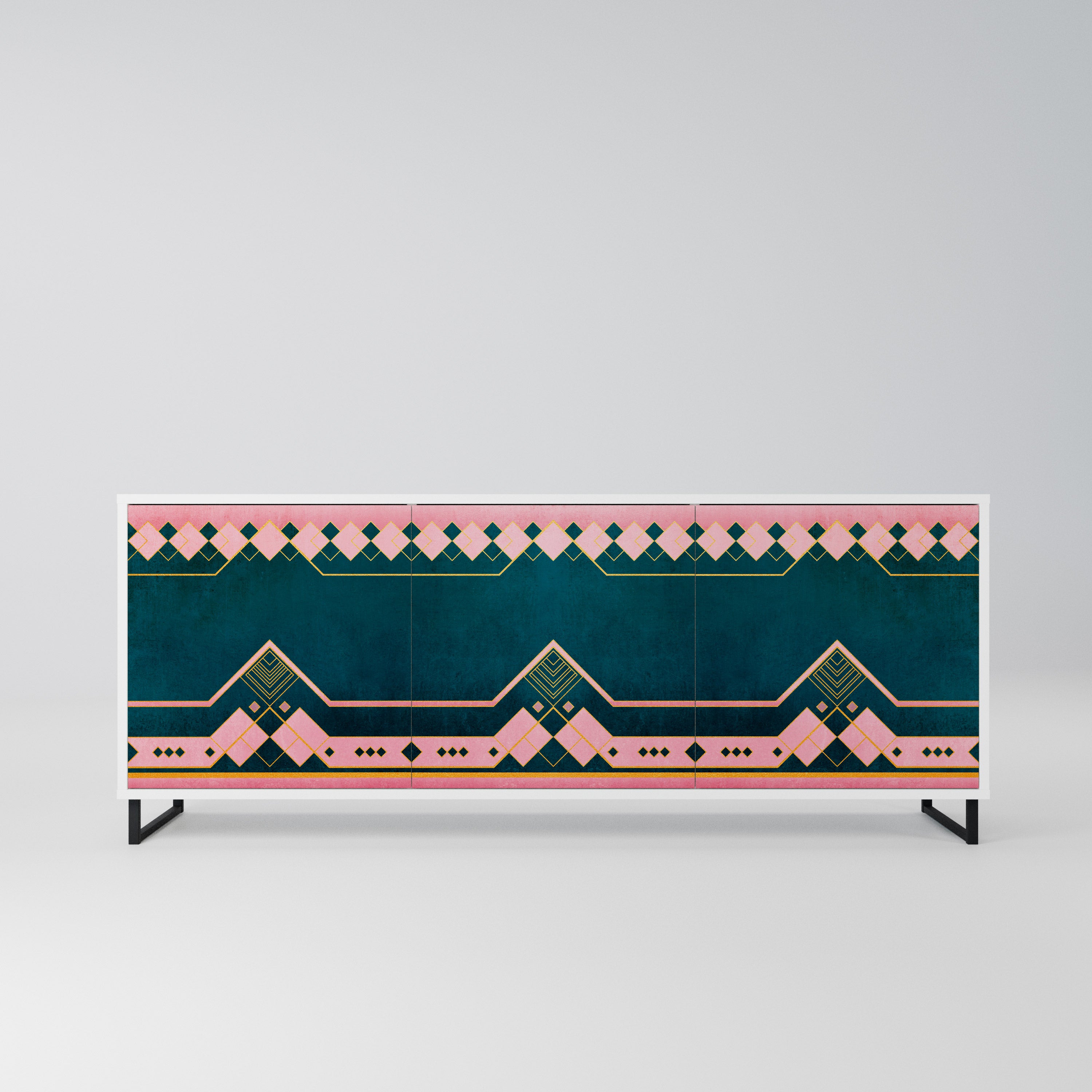 ROYAL COMPOSITION Komoda 3-drzwiowa korpus Biały