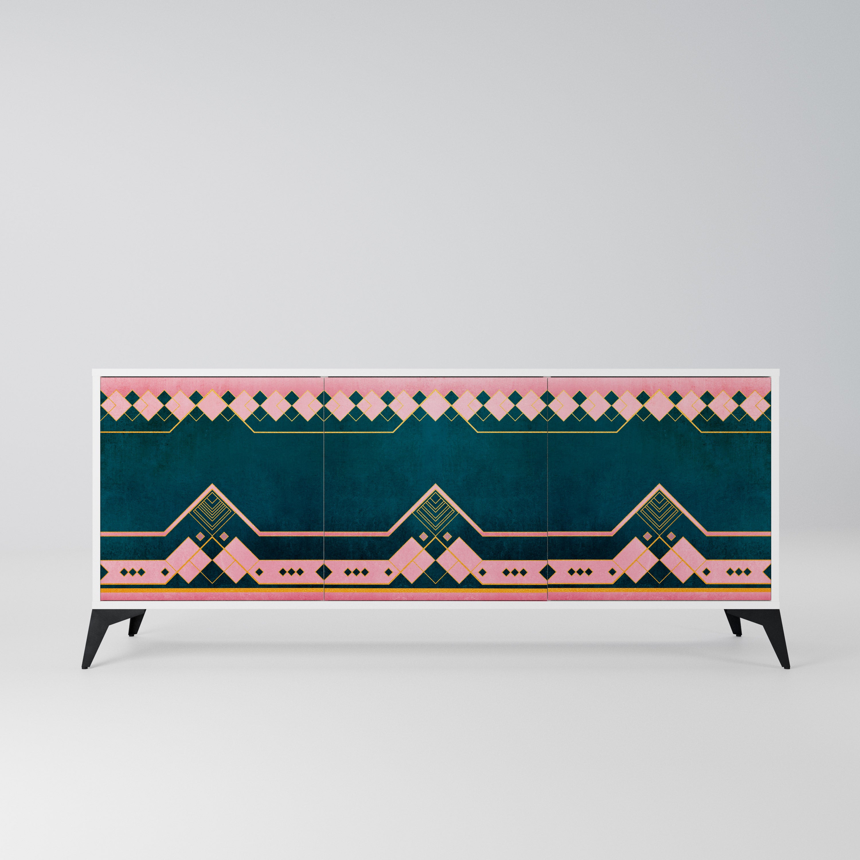 ROYAL COMPOSITION Komoda 3-drzwiowa korpus Biały
