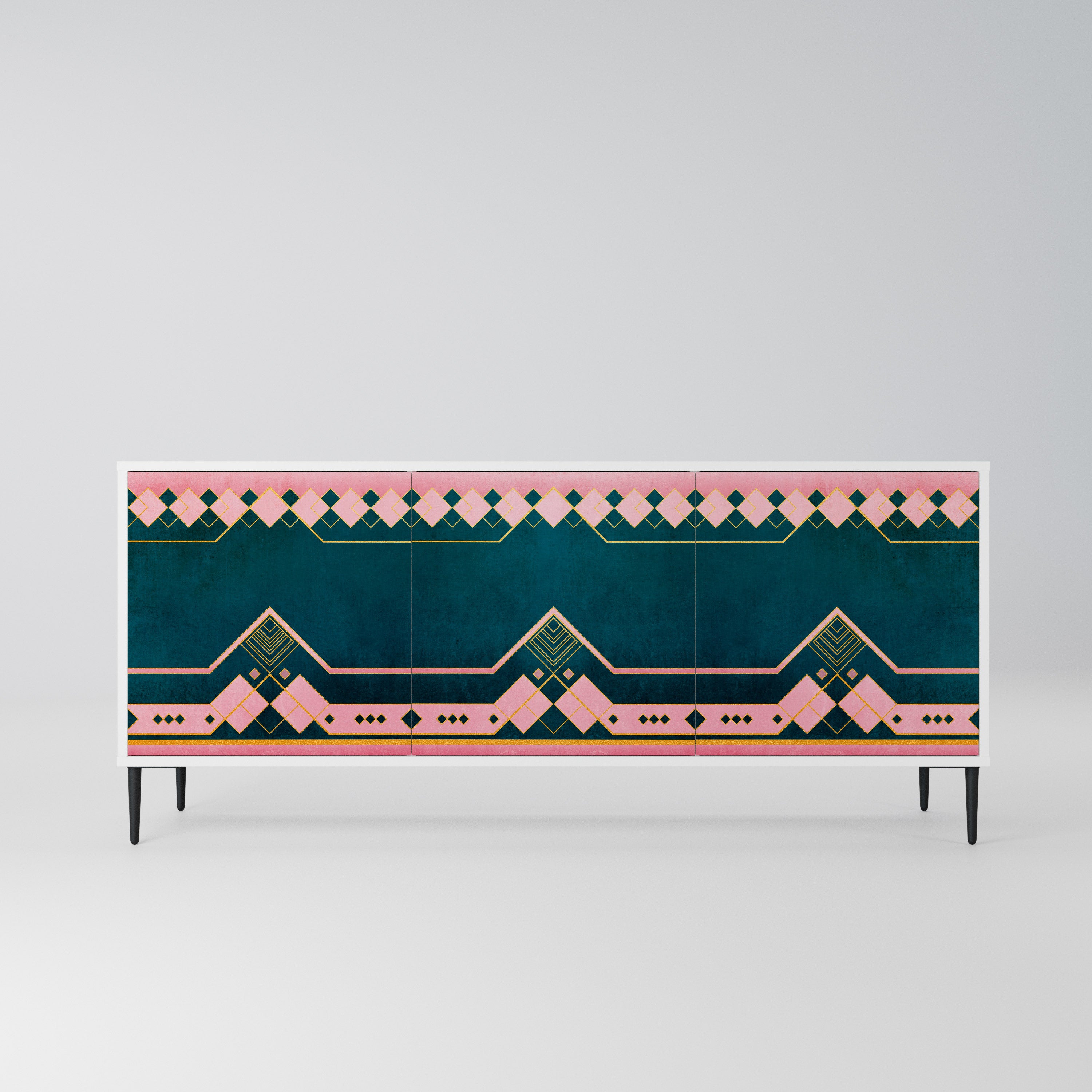 ROYAL COMPOSITION Komoda 3-drzwiowa korpus Biały