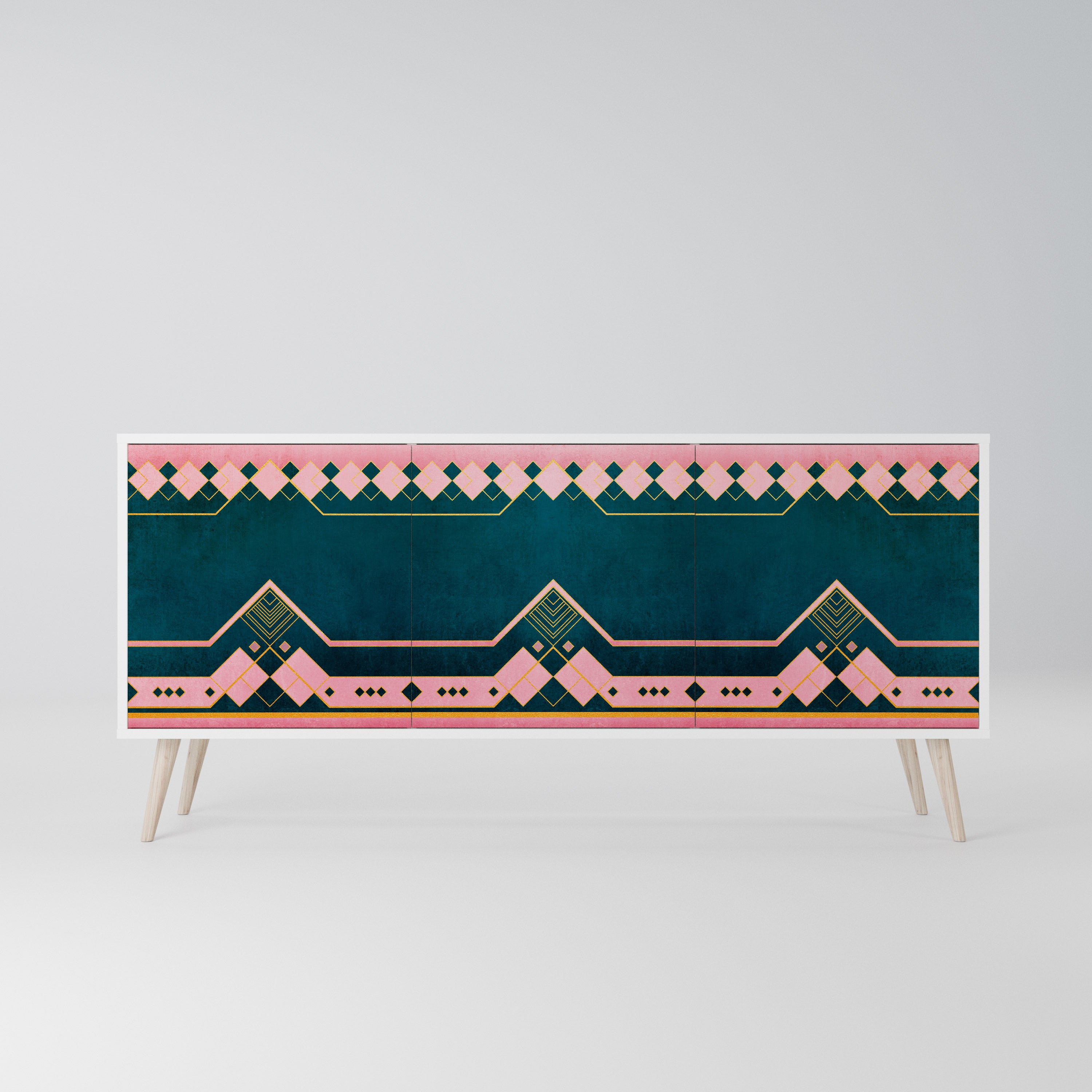 ROYAL COMPOSITION Komoda 3-drzwiowa korpus Biały