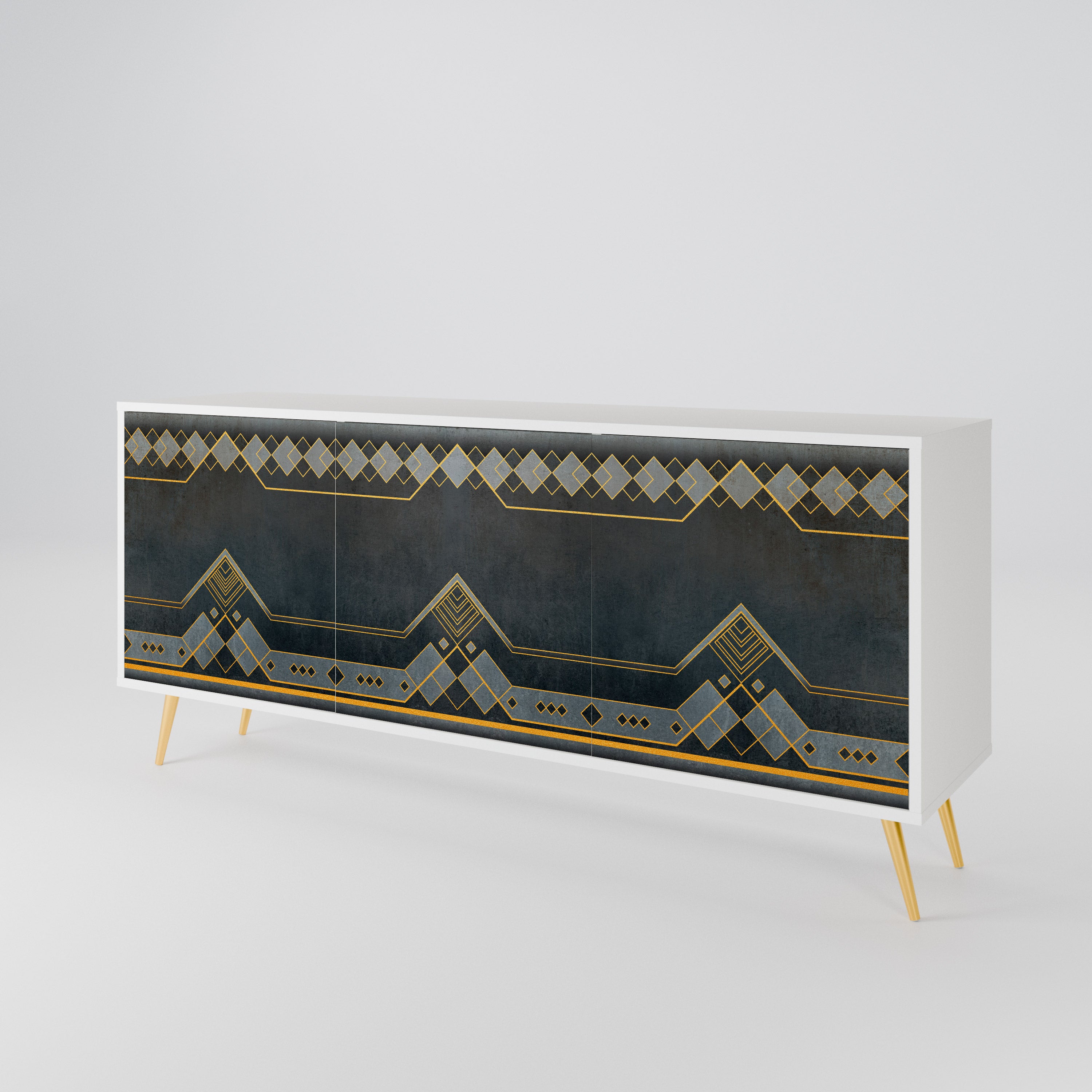 ROYAL ORDINARINESS Komoda 3-drzwiowa korpus Biały