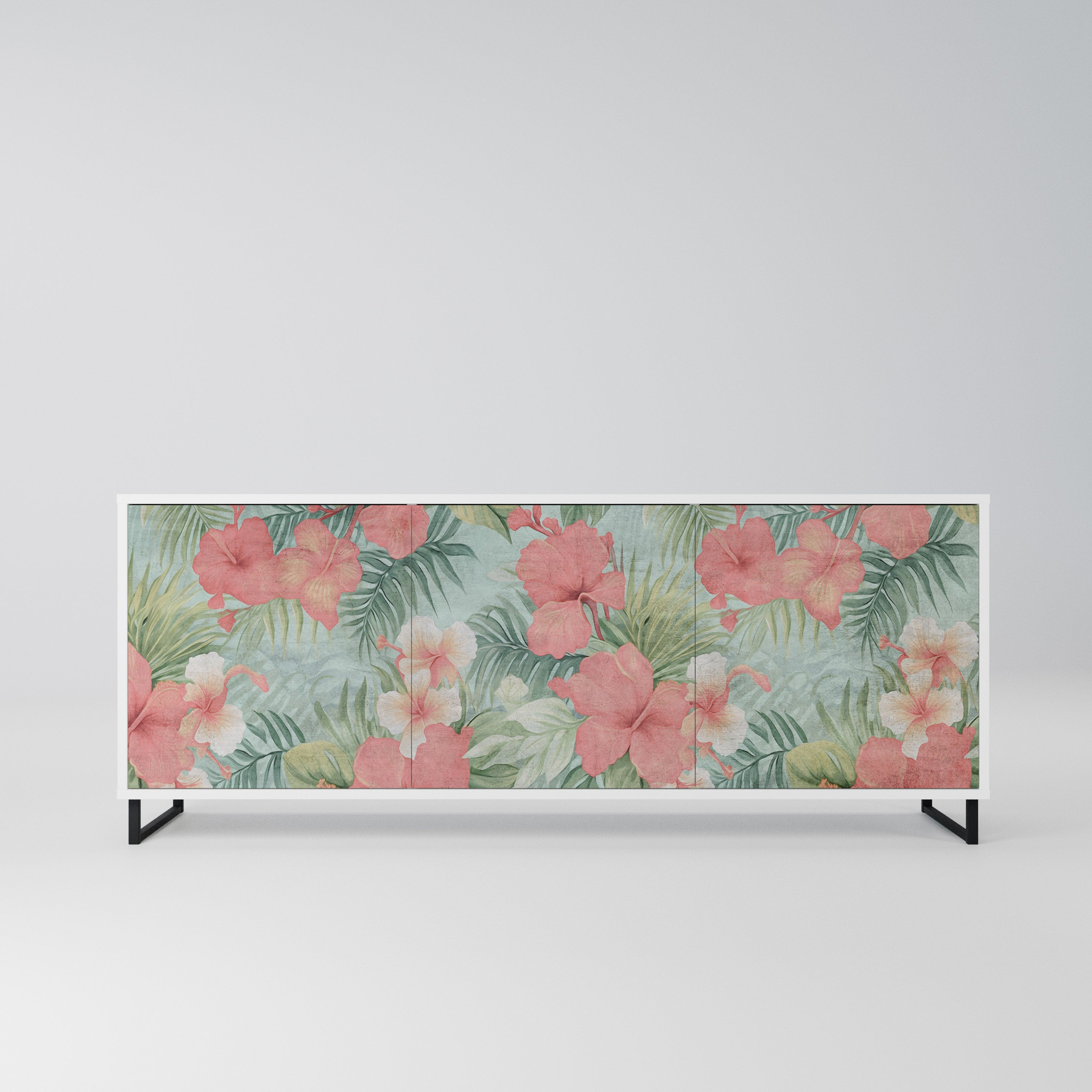 HAWAIIAN SPIRIT Komoda 3-drzwiowa korpus Biały