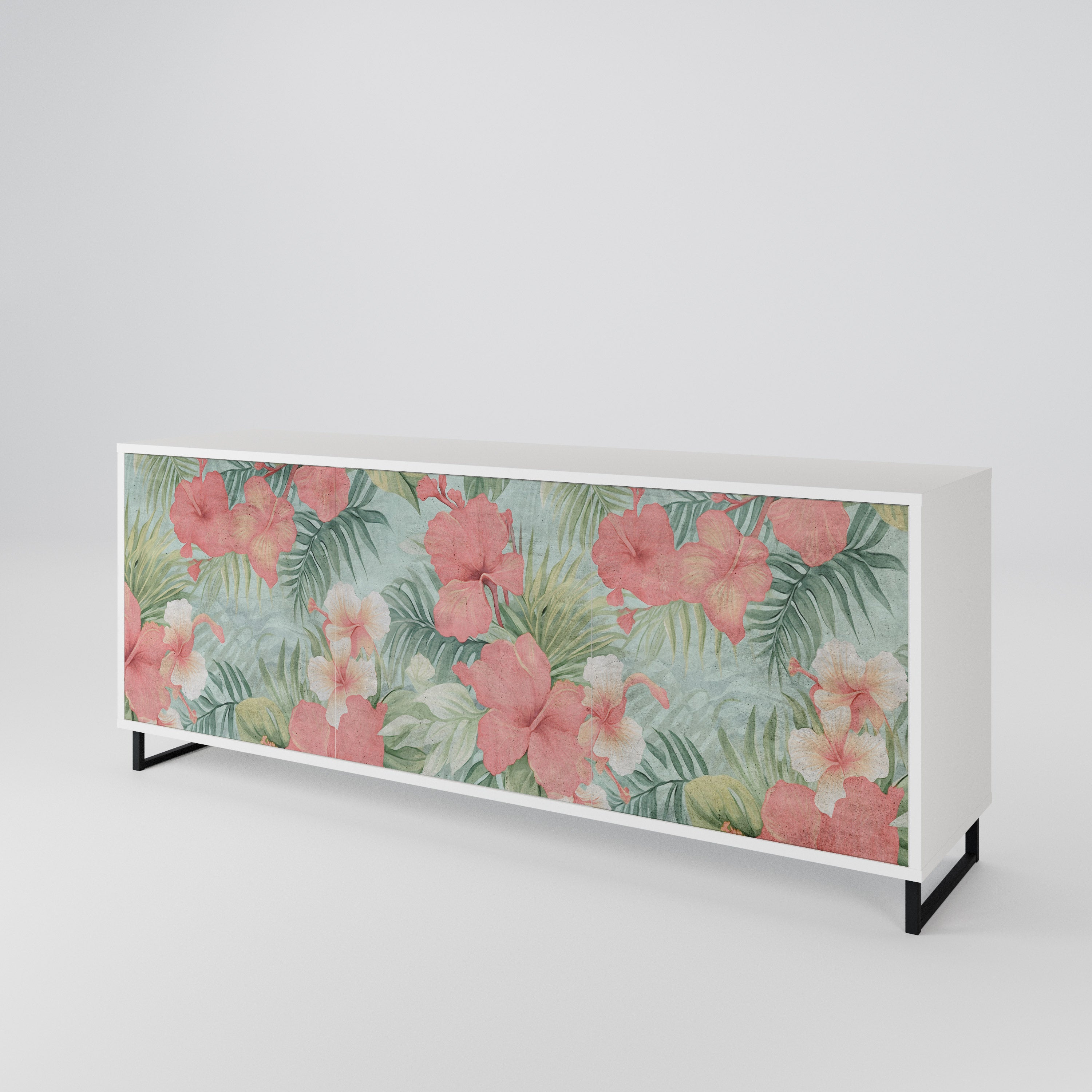 HAWAIIAN SPIRIT Komoda 3-drzwiowa korpus Biały