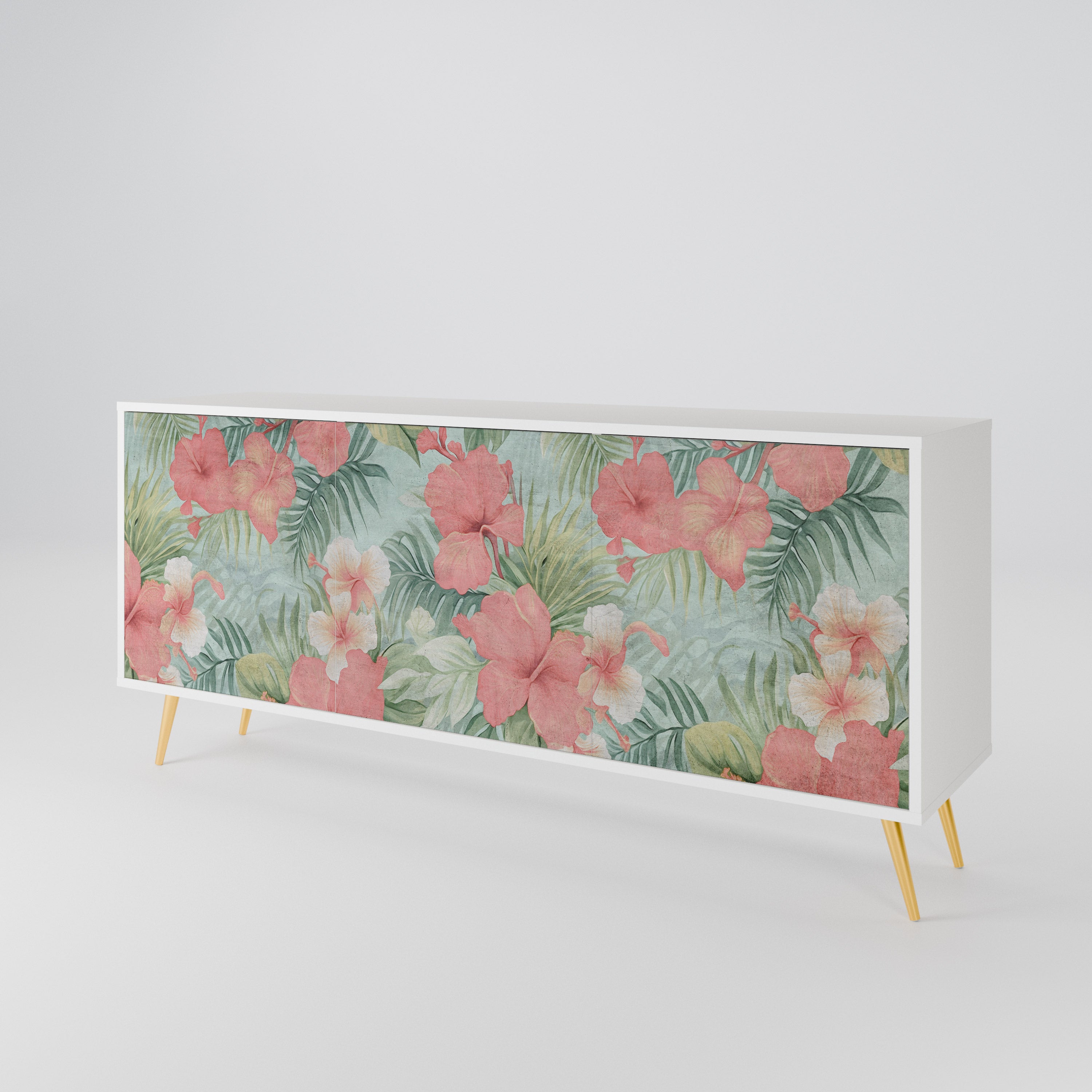 HAWAIIAN SPIRIT Komoda 3-drzwiowa korpus Biały