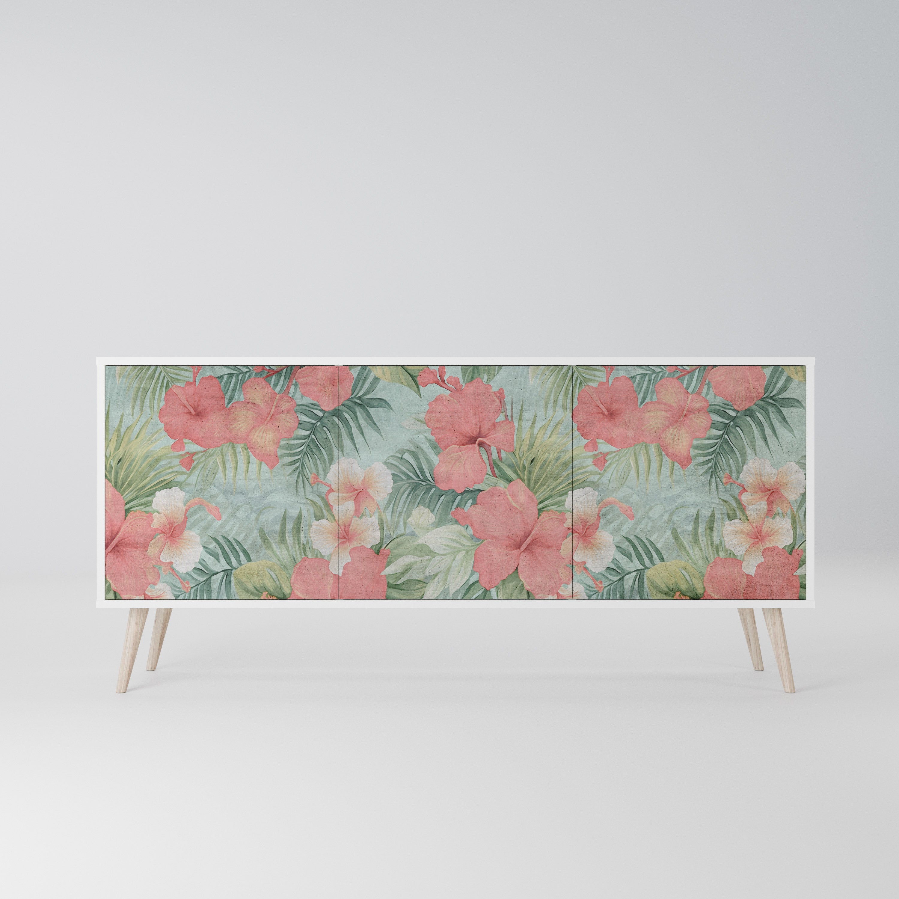 HAWAIIAN SPIRIT Komoda 3-drzwiowa korpus Biały