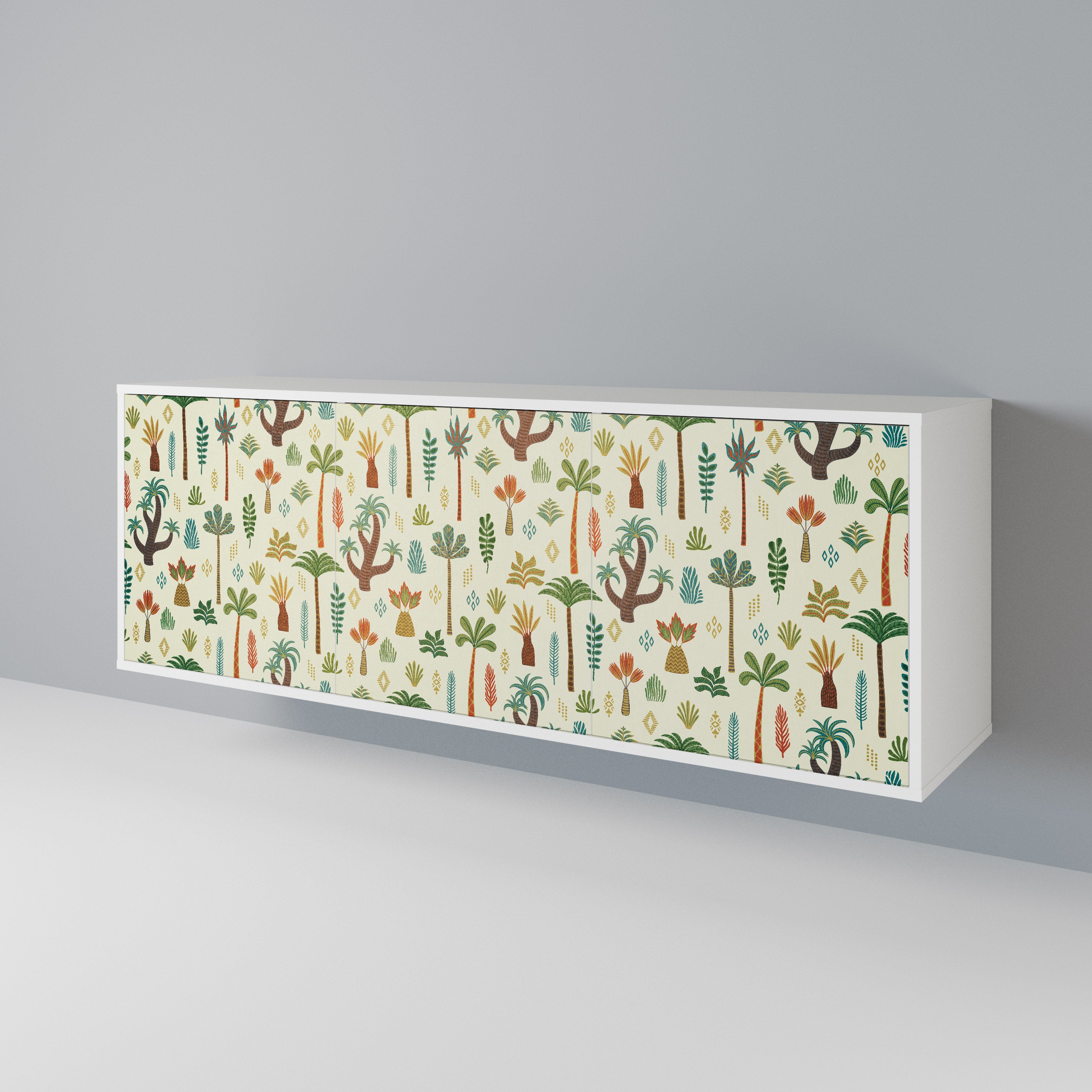 PALM SPRING Komoda 3-drzwiowa korpus Biały