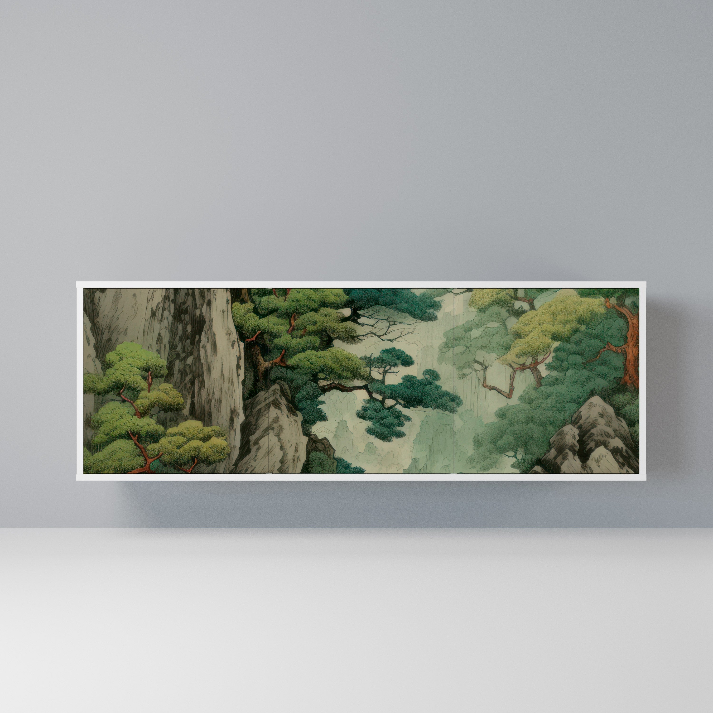 VERDURE ABYSS Komoda 3-drzwiowa korpus Biały
