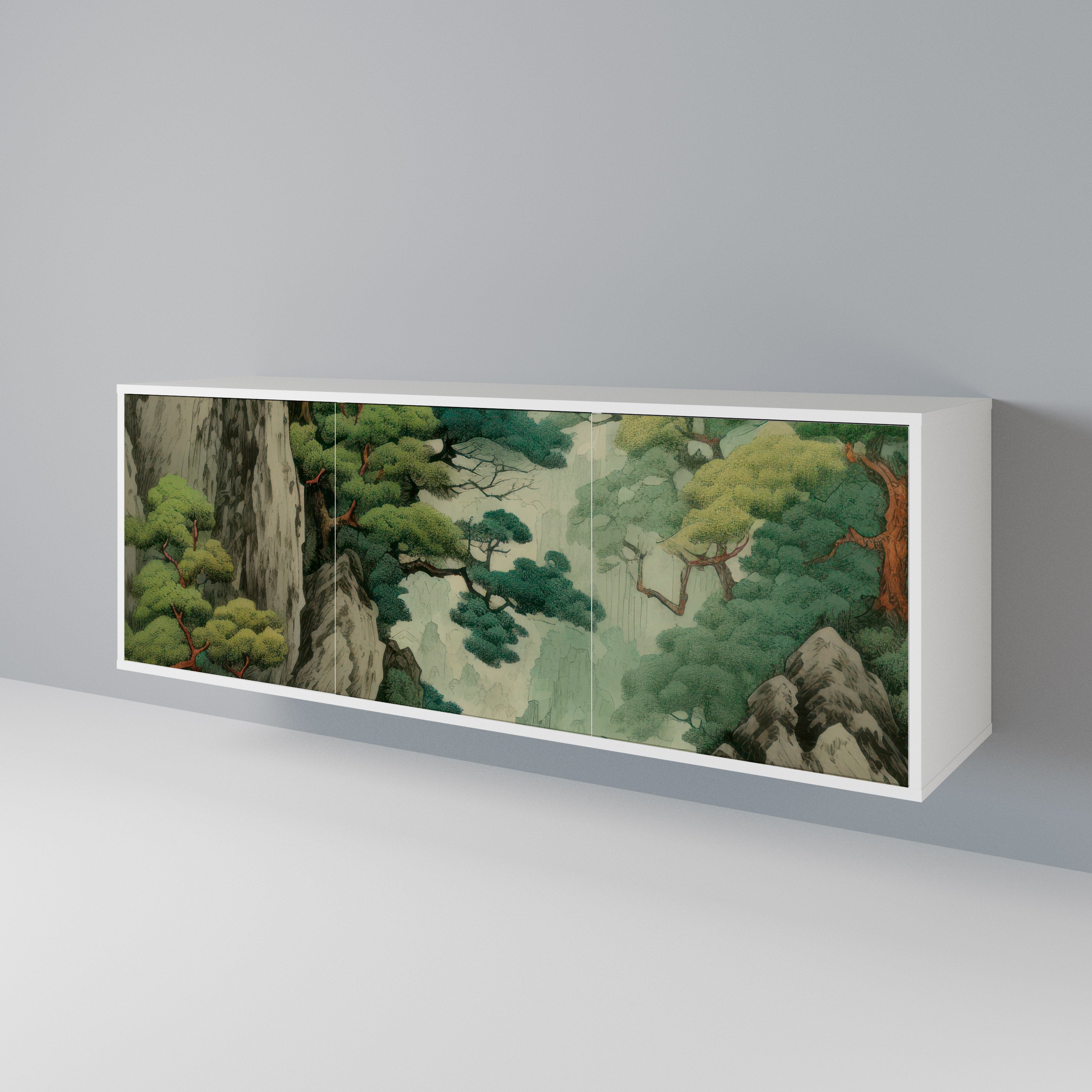 VERDURE ABYSS Komoda 3-drzwiowa korpus Biały