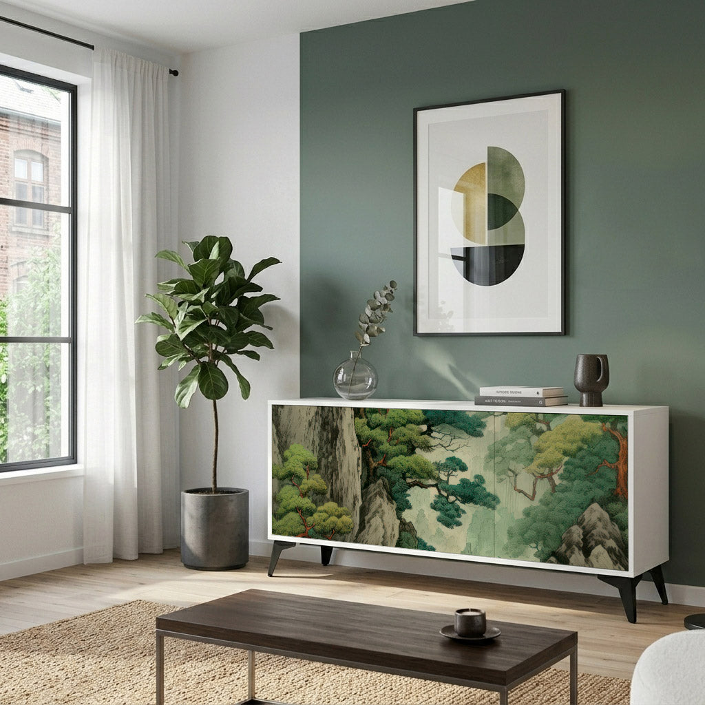 VERDURE ABYSS Komoda 3-drzwiowa korpus Biały