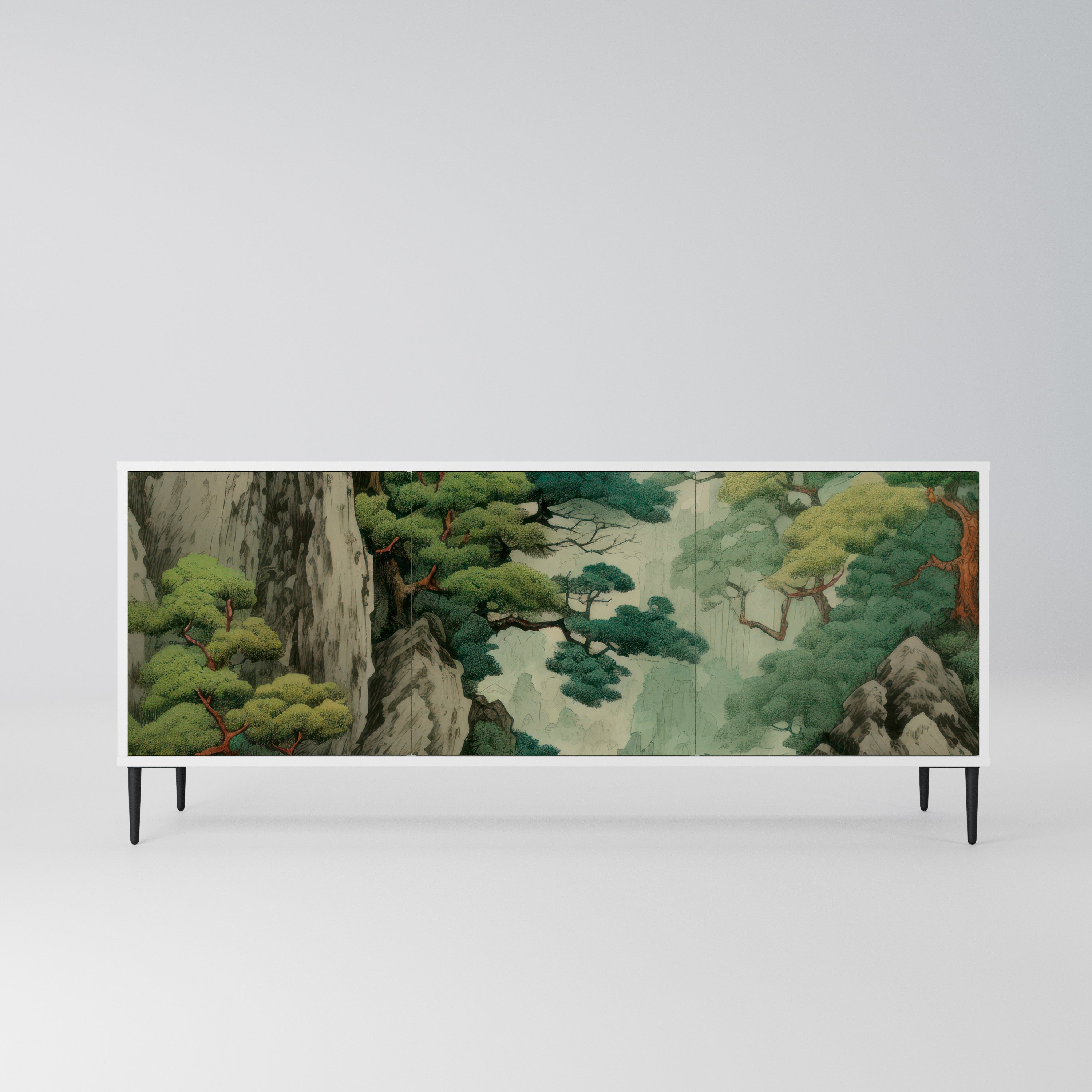 VERDURE ABYSS Komoda 3-drzwiowa korpus Biały