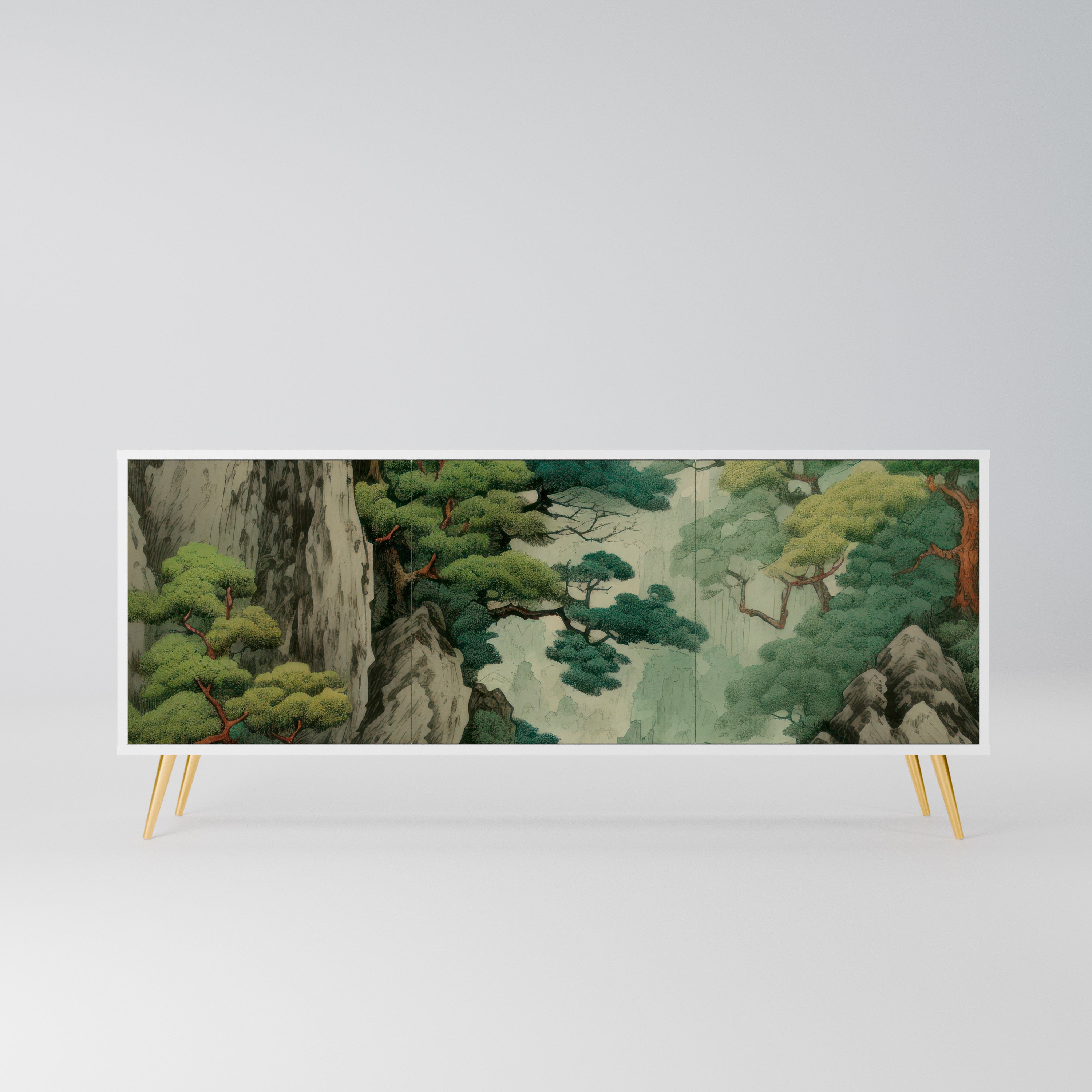 VERDURE ABYSS Komoda 3-drzwiowa korpus Biały