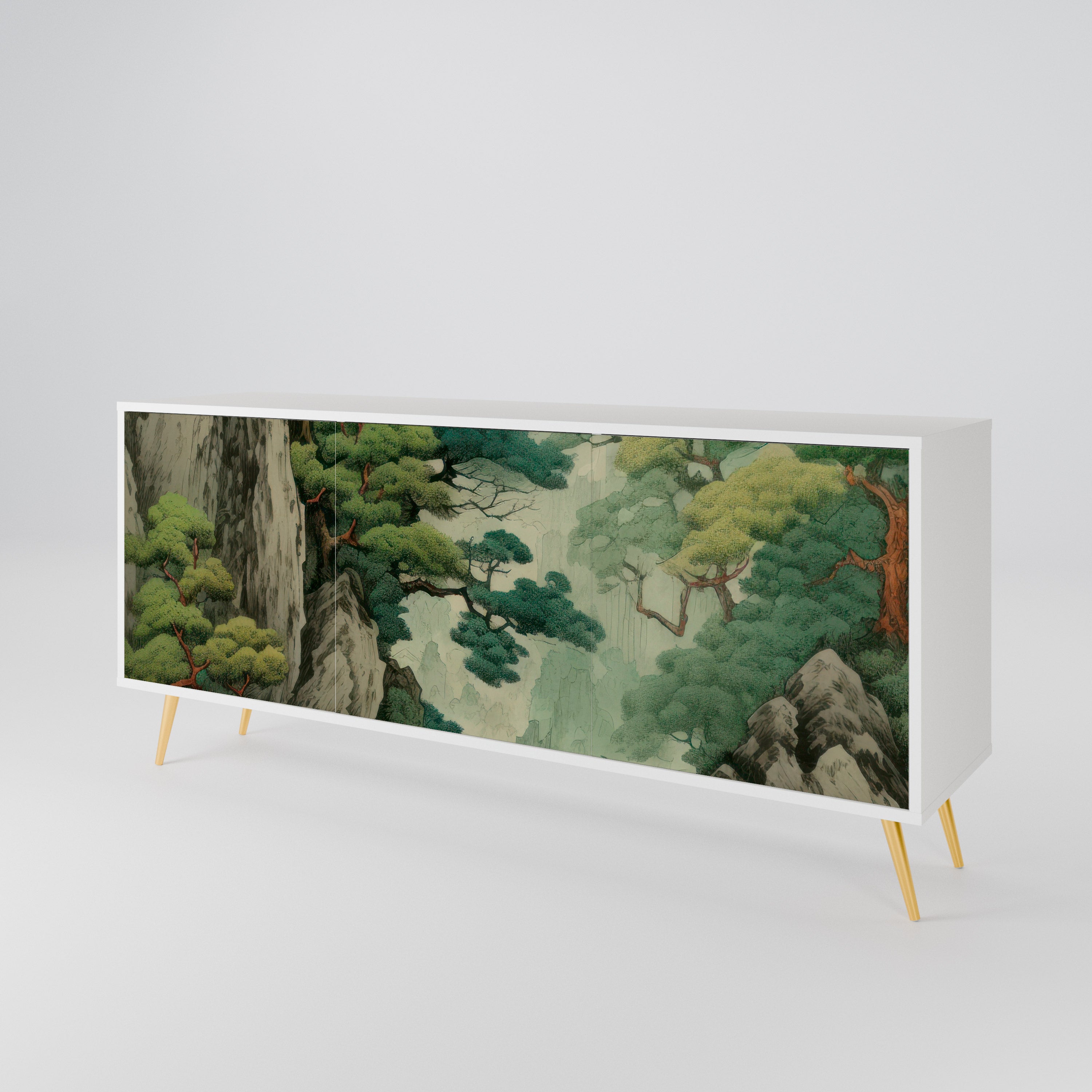 VERDURE ABYSS Komoda 3-drzwiowa korpus Biały