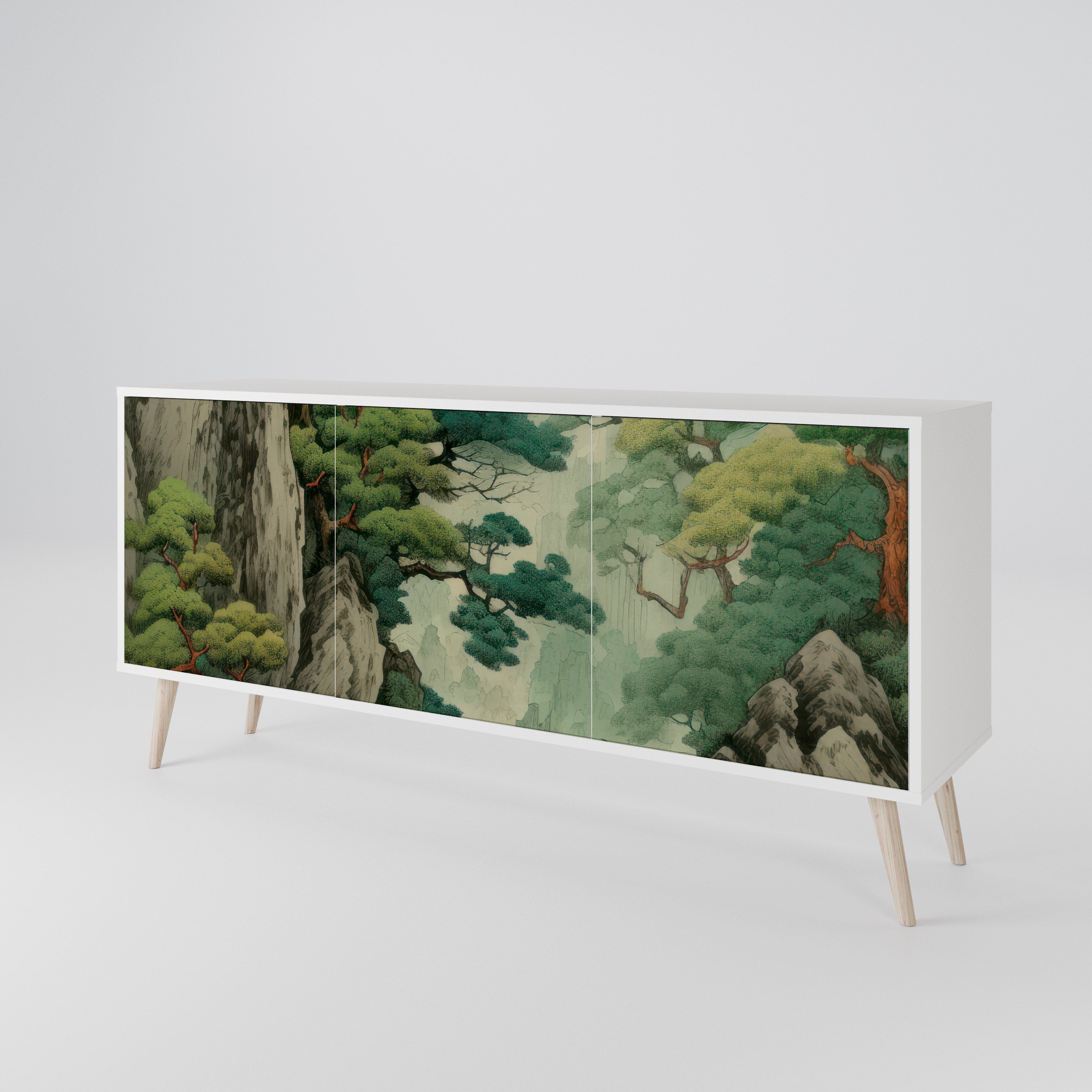 VERDURE ABYSS Komoda 3-drzwiowa korpus Biały