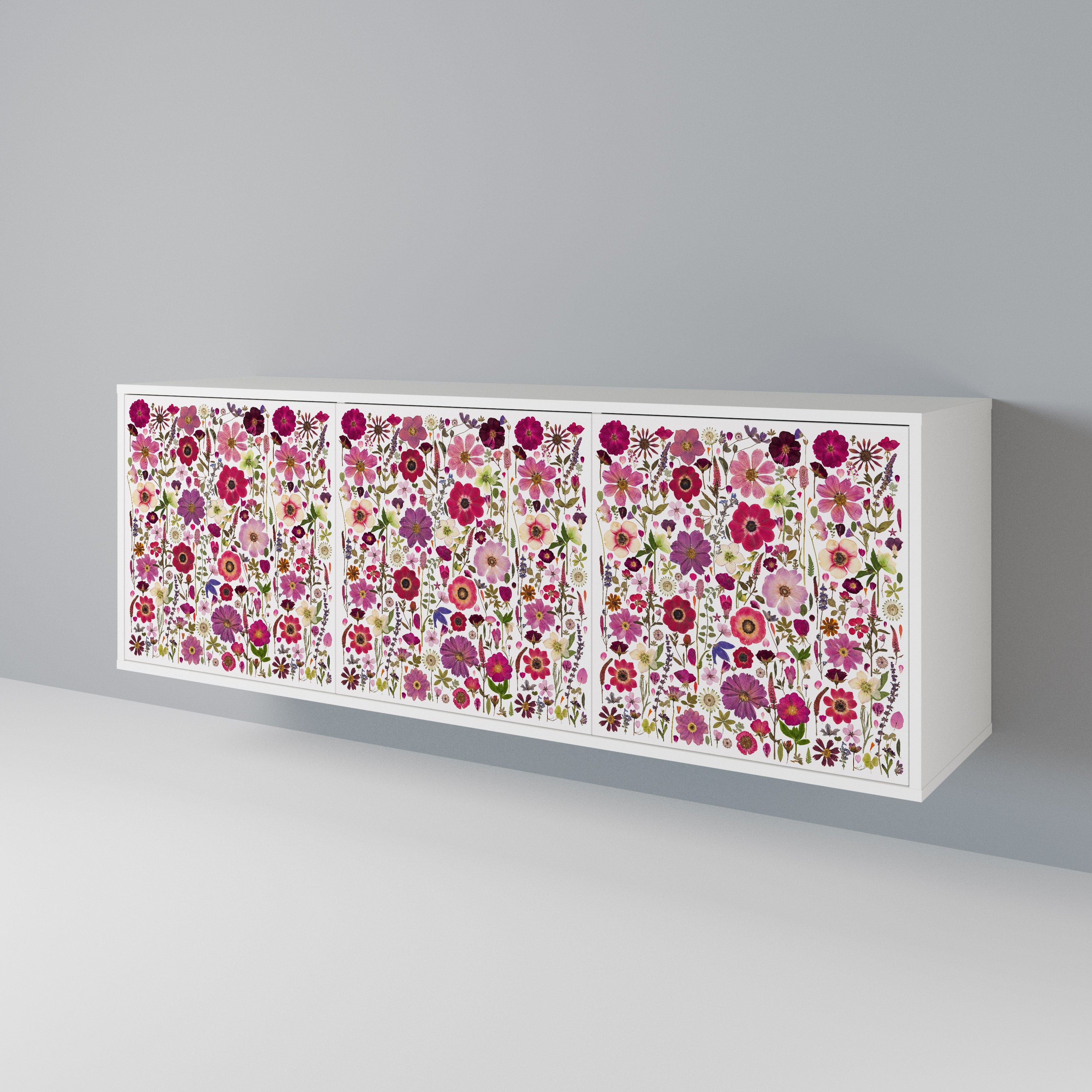 PETAL GARDEN Komoda 3-drzwiowa korpus Biały