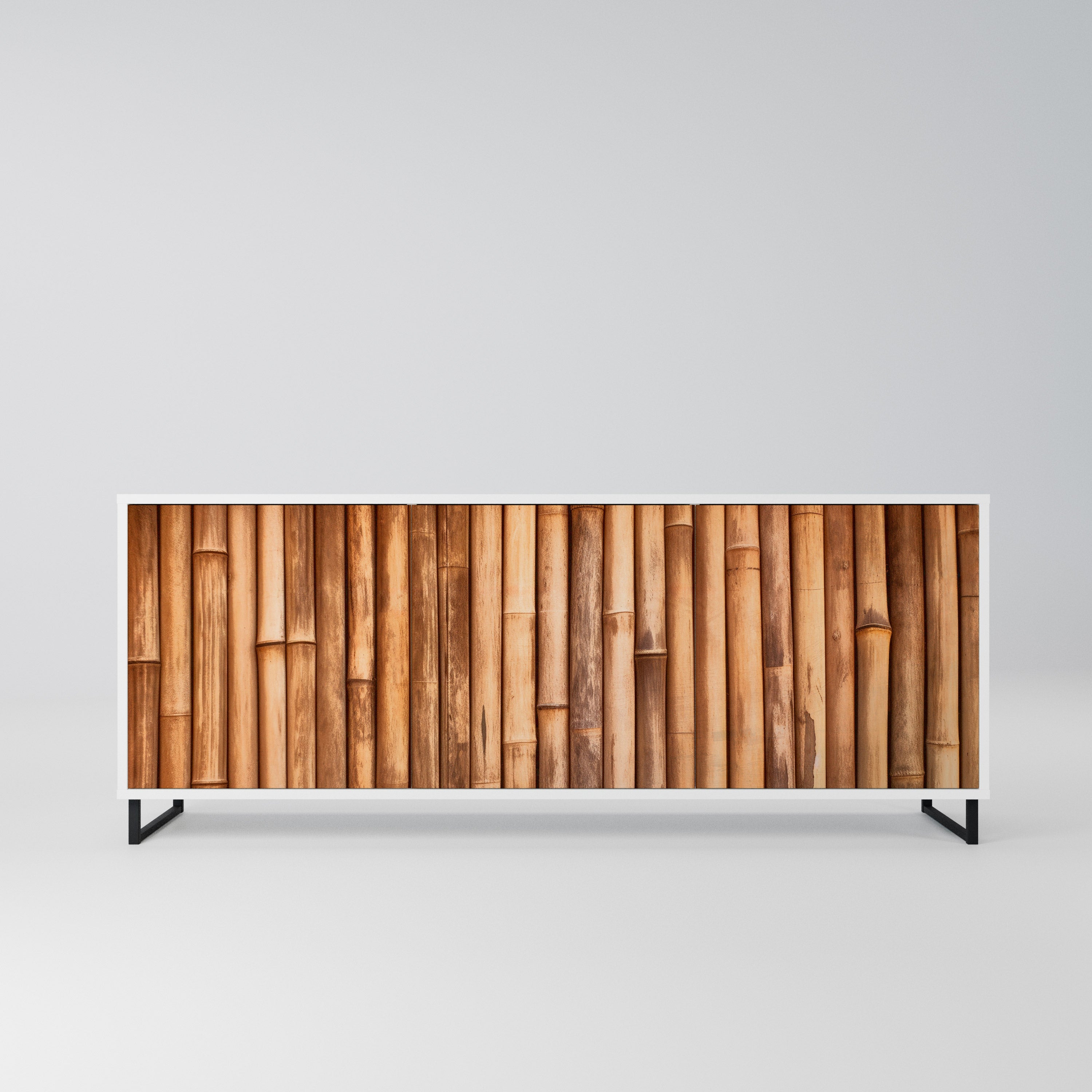 NATURAL WOOD Komoda 3-drzwiowa korpus Biały