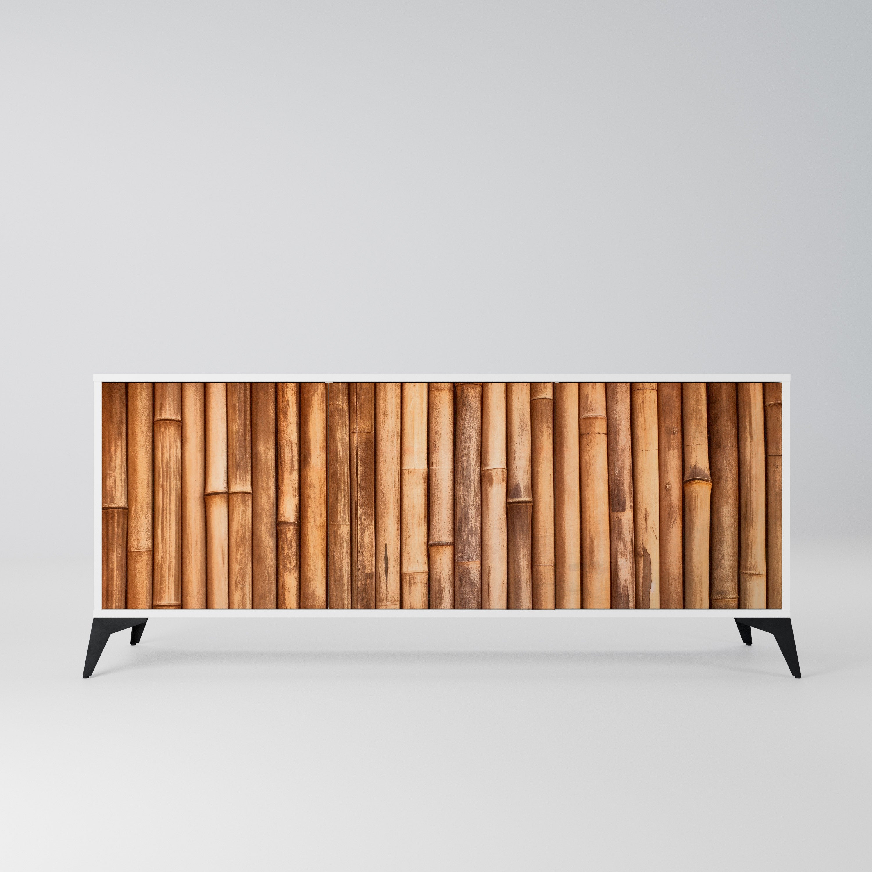 NATURAL WOOD Komoda 3-drzwiowa korpus Biały