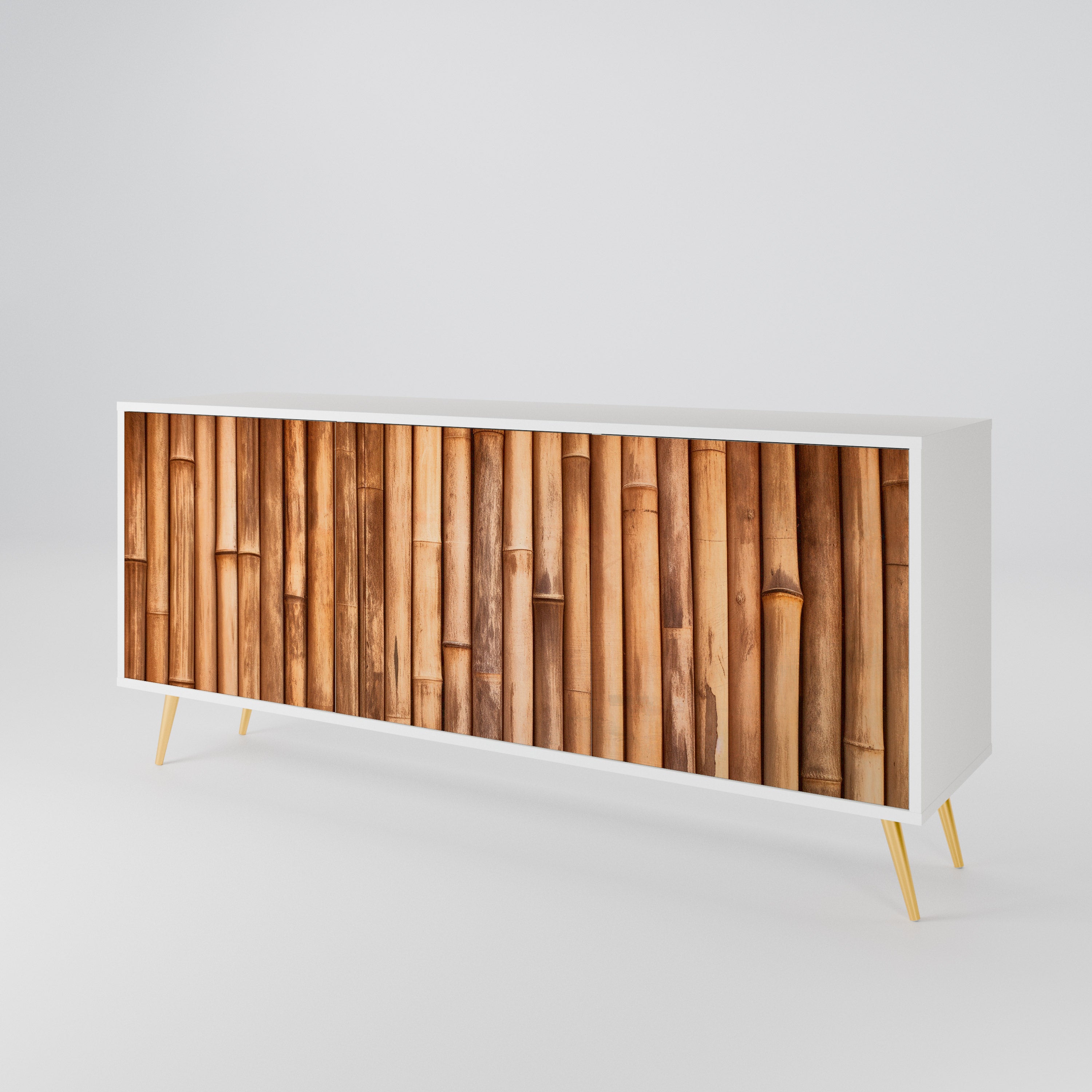 NATURAL WOOD Komoda 3-drzwiowa korpus Biały