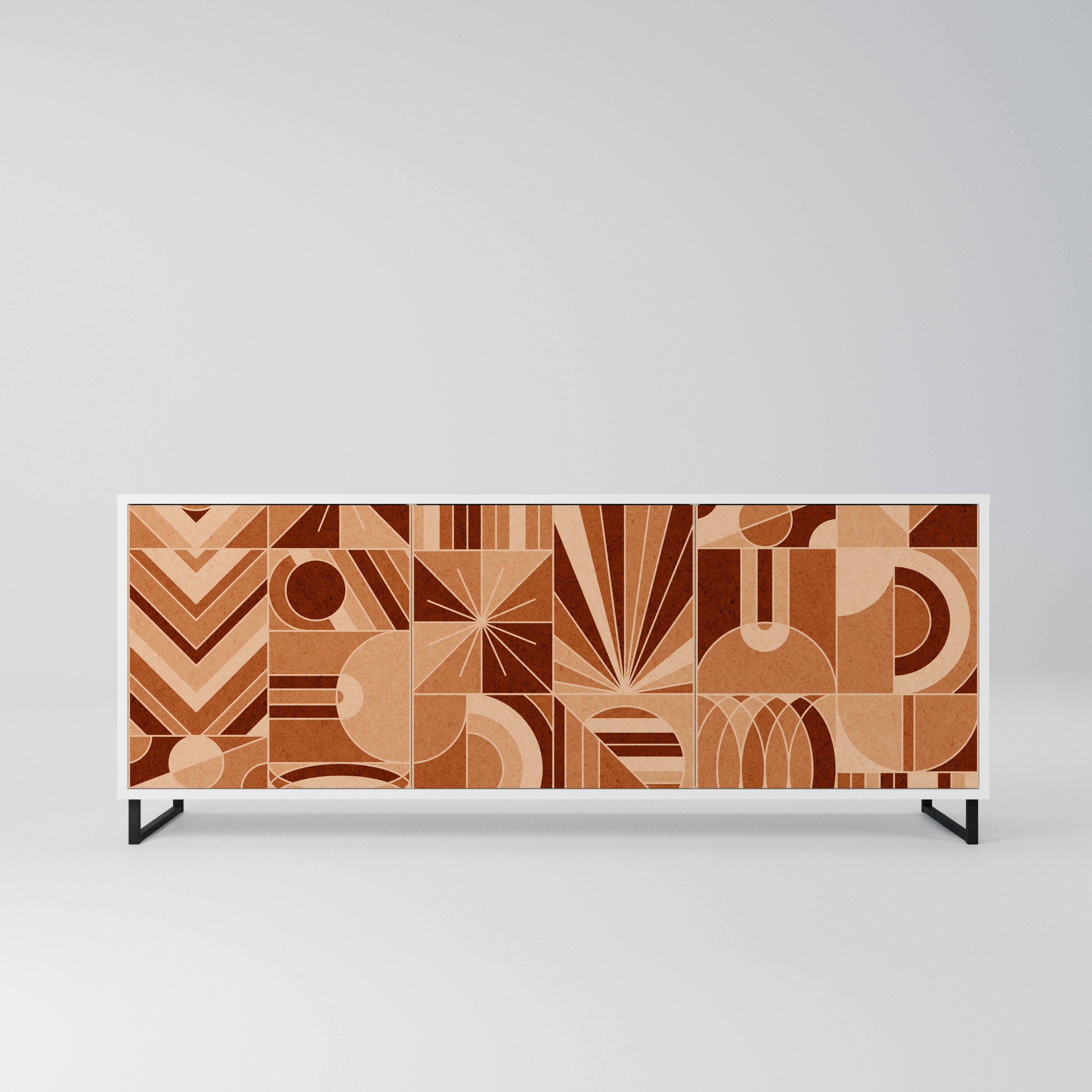 PRISM MOSAIC Komoda 3-drzwiowa korpus Biały