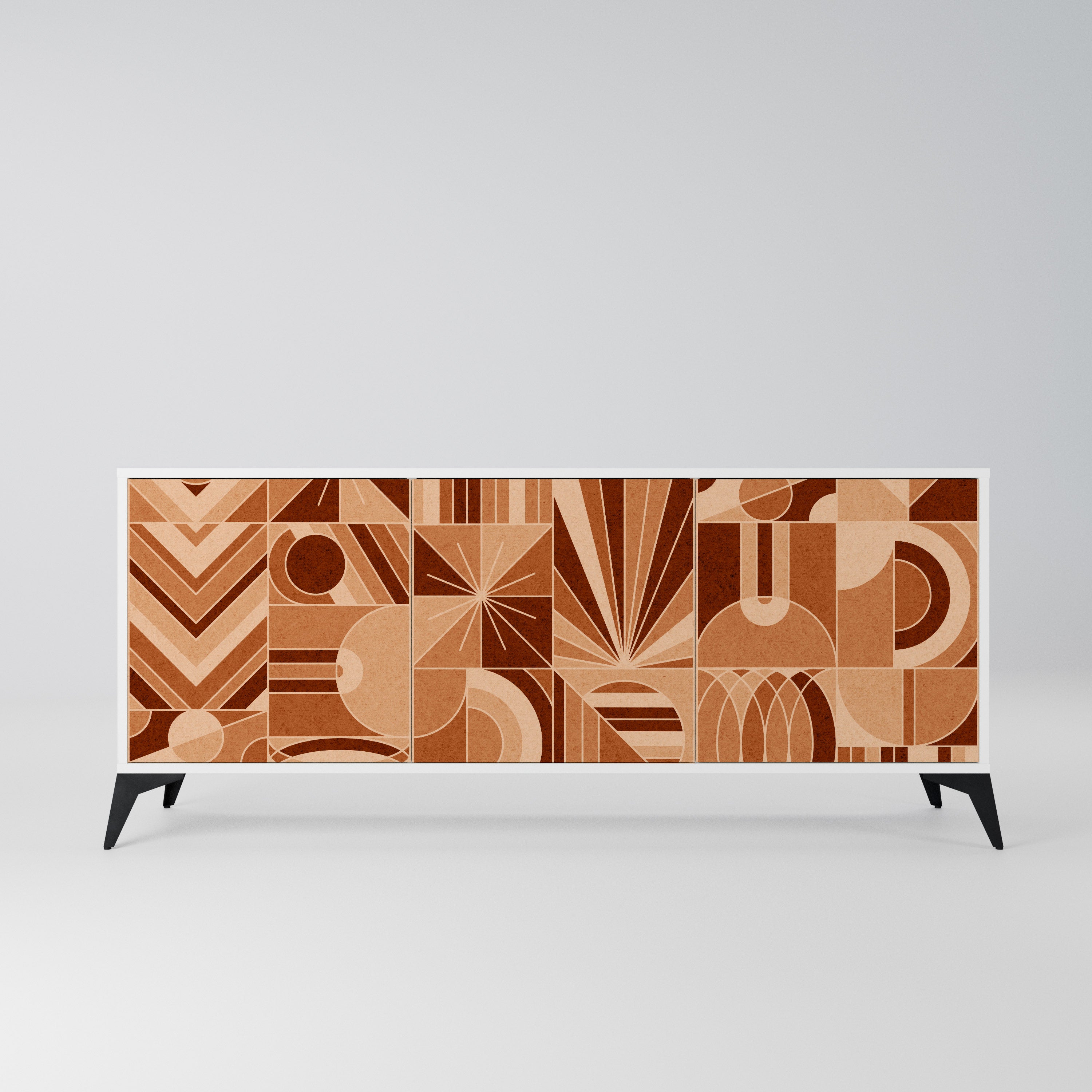 PRISM MOSAIC Komoda 3-drzwiowa korpus Biały