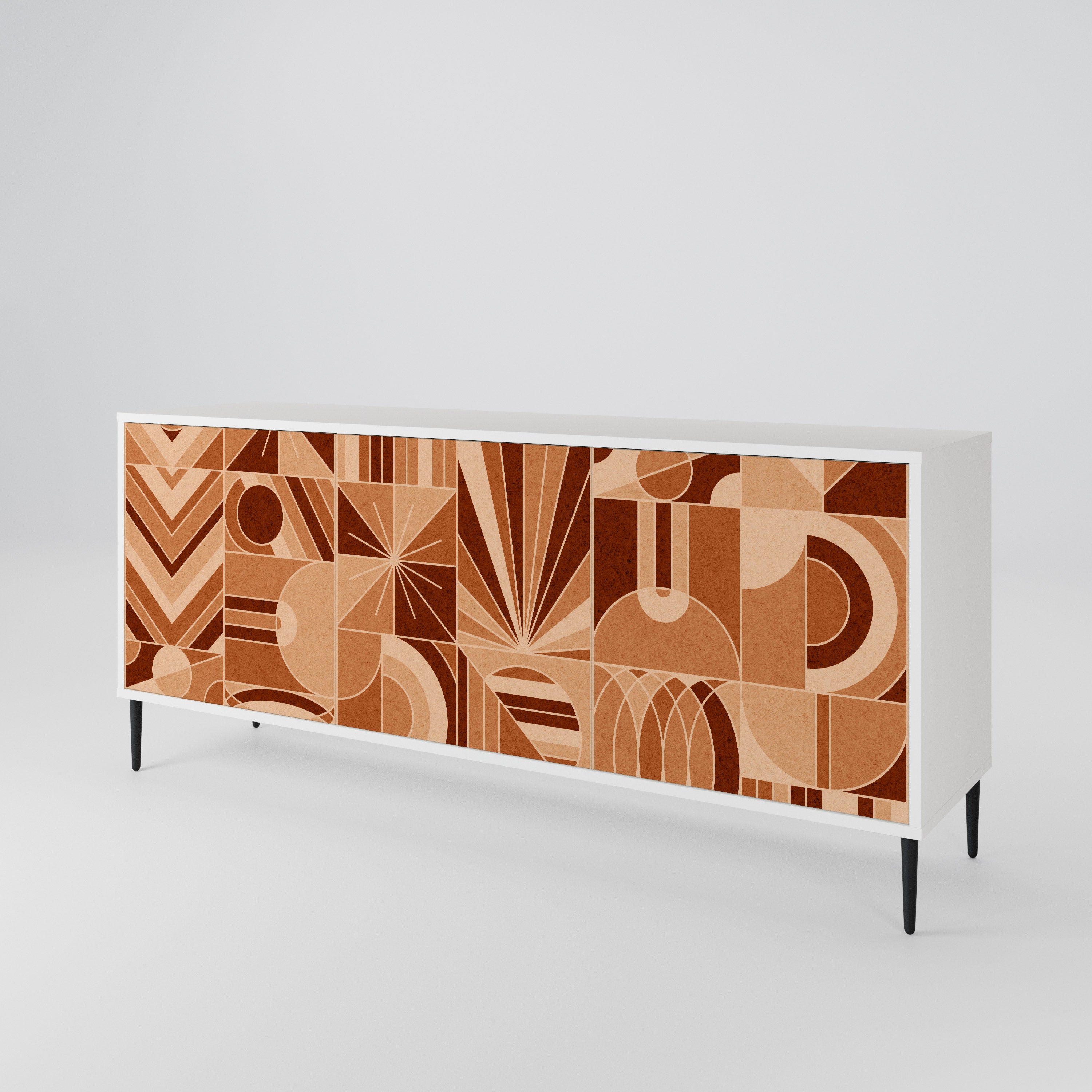 PRISM MOSAIC Komoda 3-drzwiowa korpus Biały
