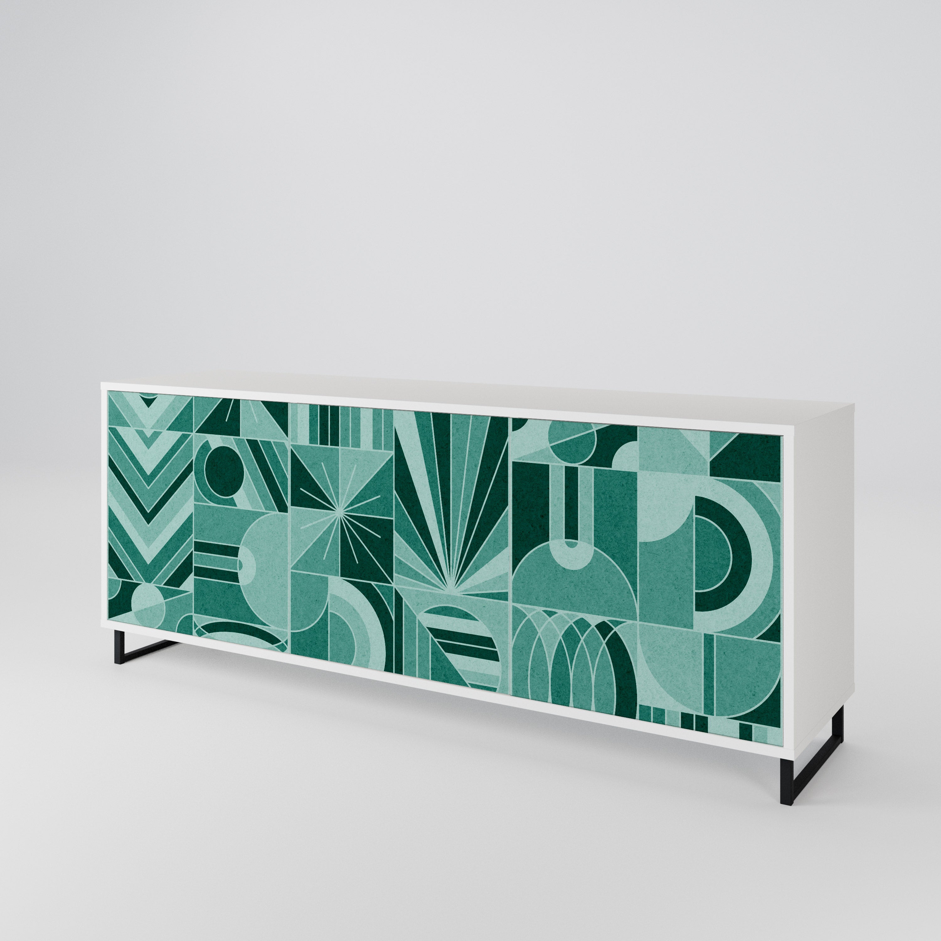 HARMONIC GRID Komoda 3-drzwiowa korpus Biały