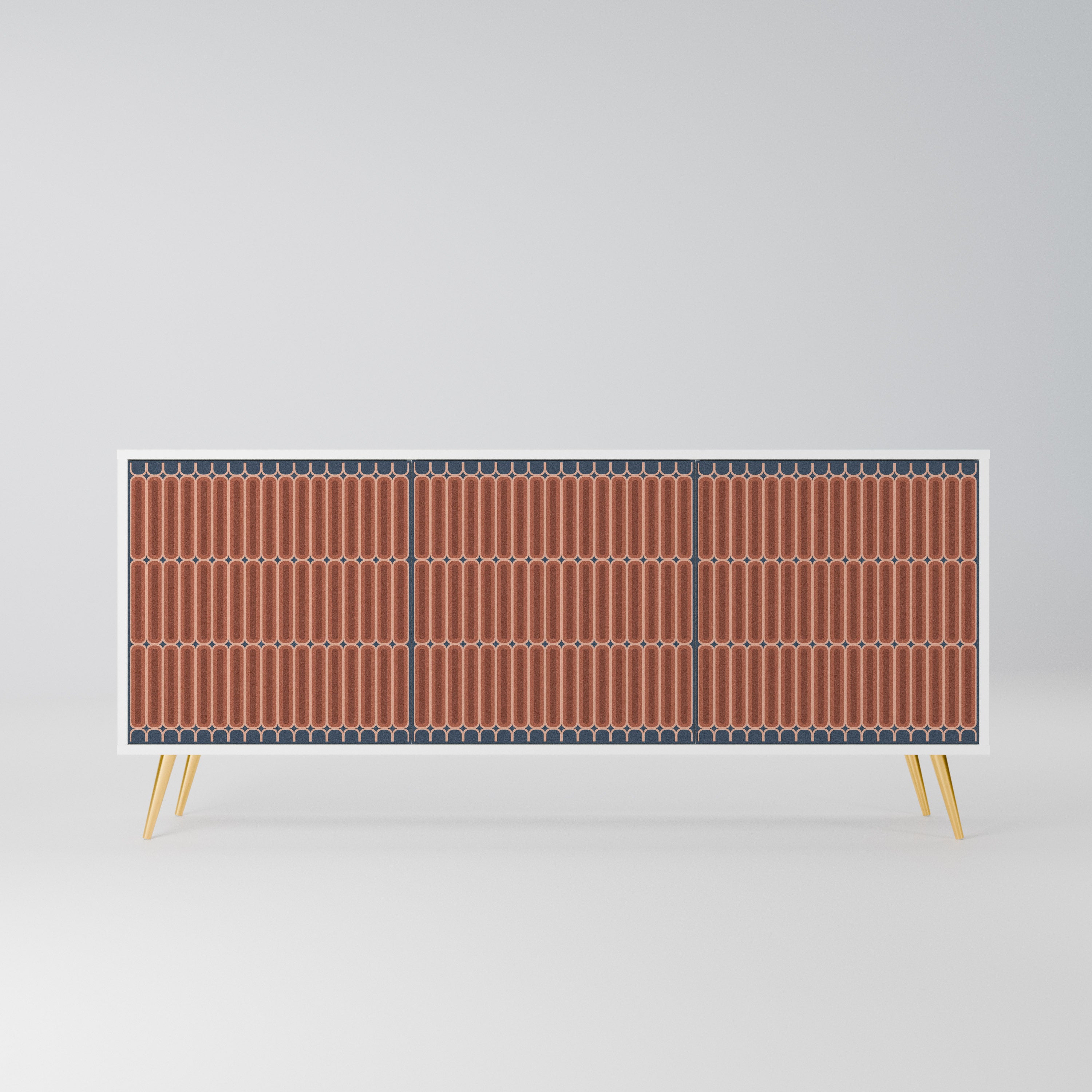HYPNOTIC GATE Komoda 3-drzwiowa korpus Biały