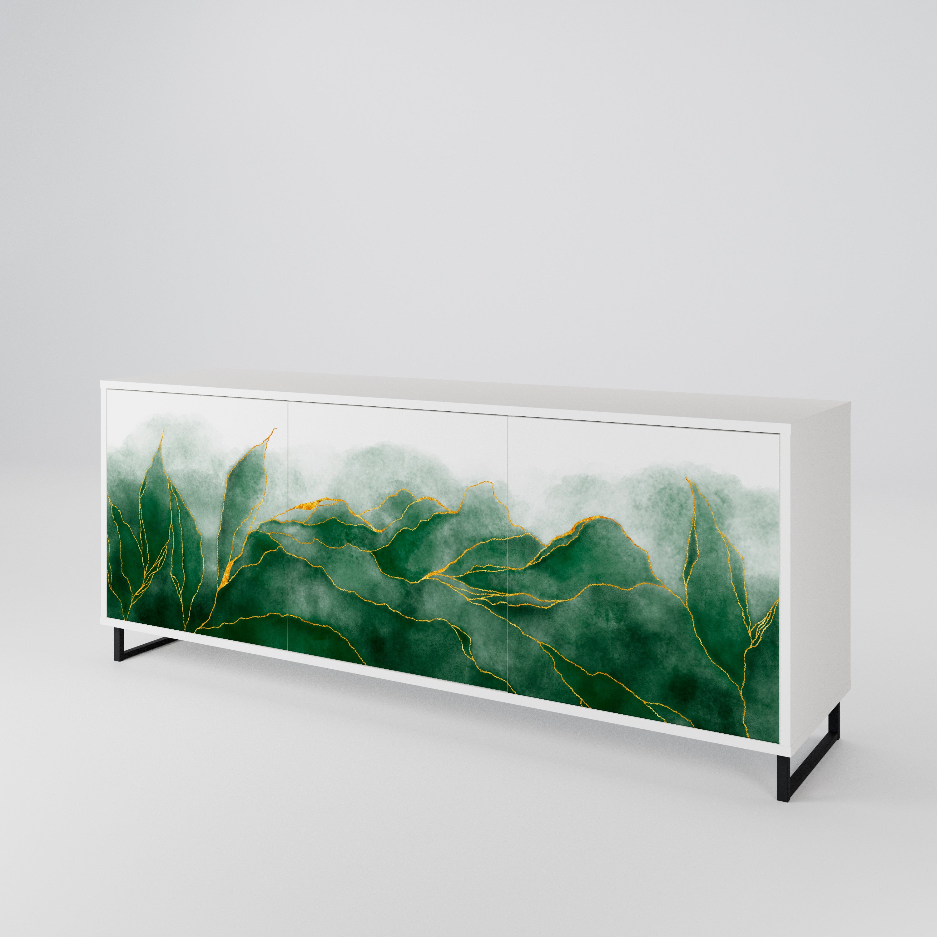 EXPENSIVE NATURE Komoda 3-drzwiowa korpus Biały