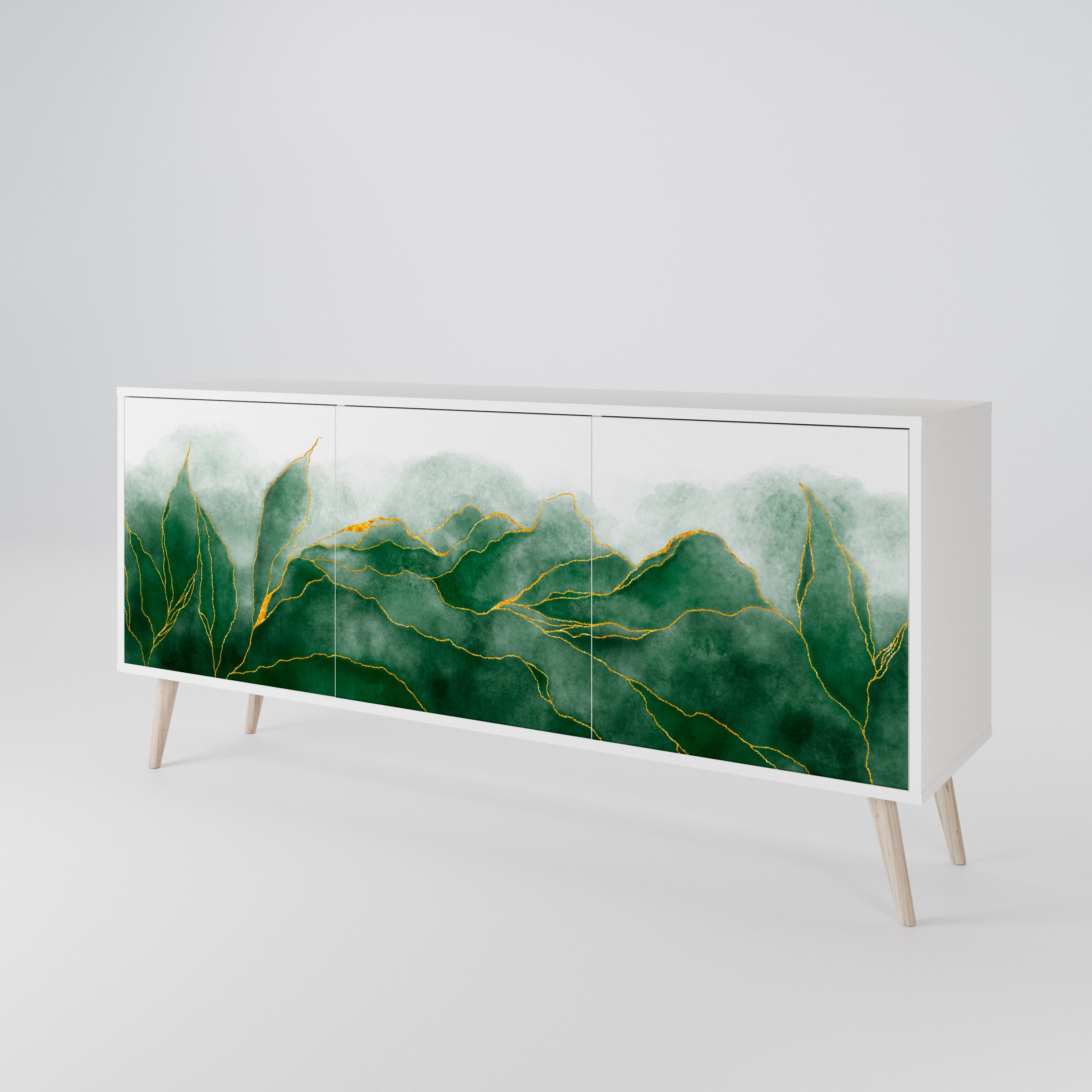 EXPENSIVE NATURE Komoda 3-drzwiowa korpus Biały