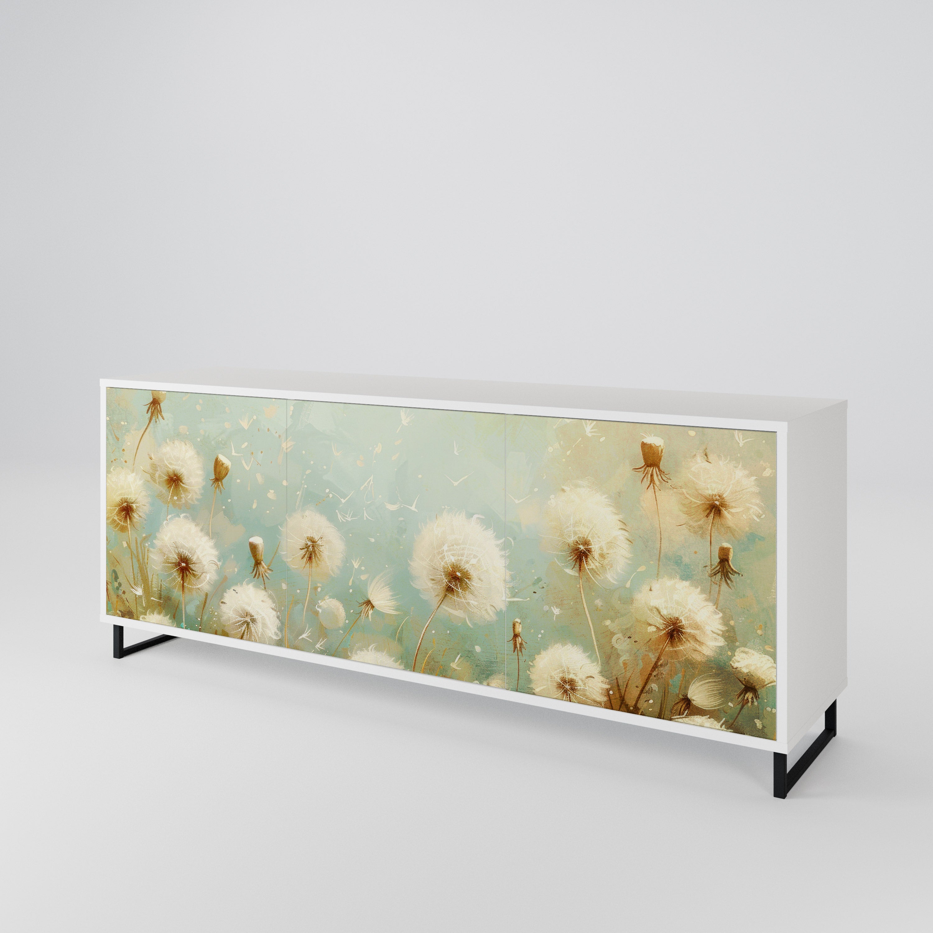 DREAMY MEADOW Komoda 3-drzwiowa korpus Biały